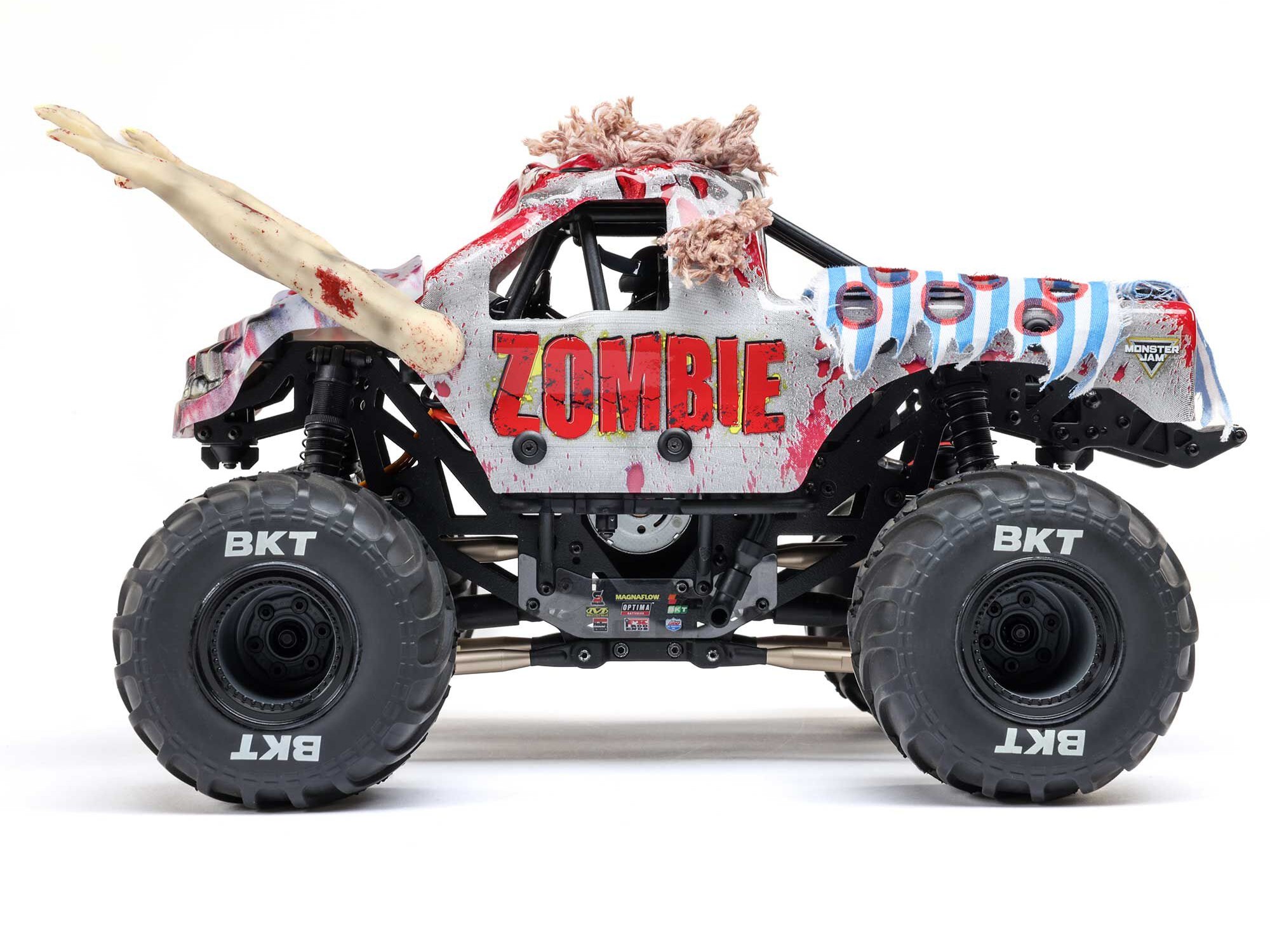 Losi 1/18 Mini LMT Zombie 2S 4X4 RTR Brushed Monster Truck-16