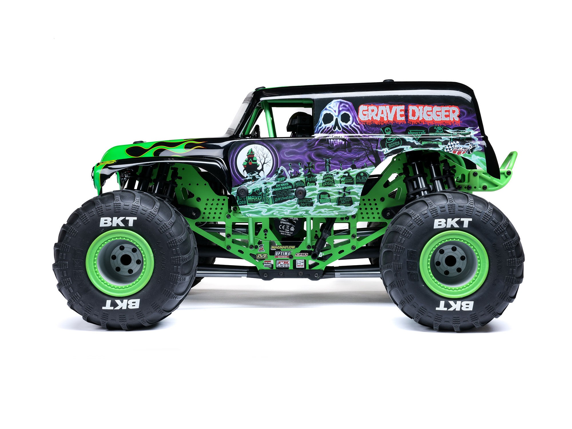 Losi 1/8 LMT 2.0 Grave Digger 4X4 Solid Axle Monster Truck RTR-8