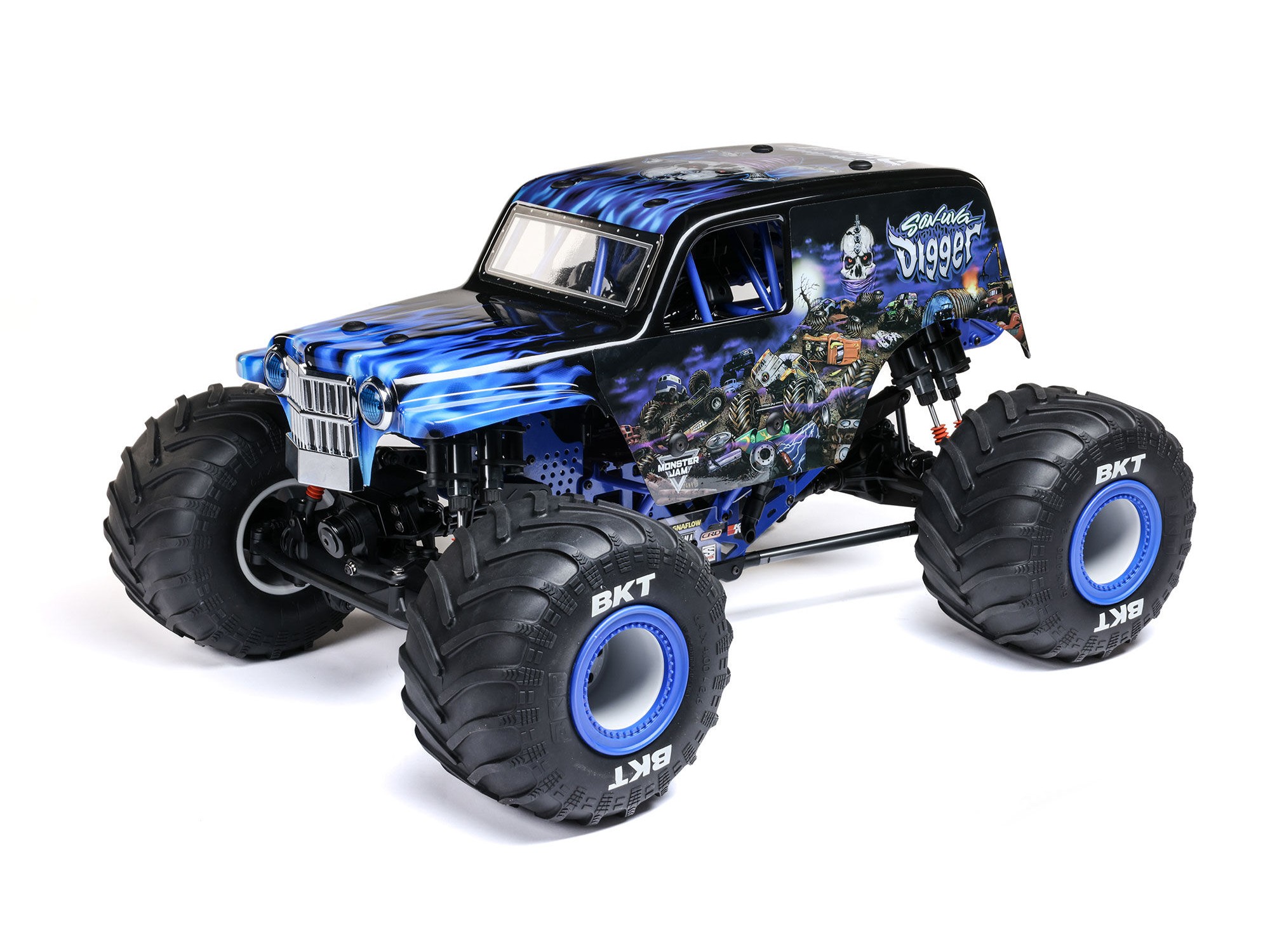 Losi 1/8 LMT 2.0 SonUva Digger 4X4 Solid Axle Monster Truck RTR-5