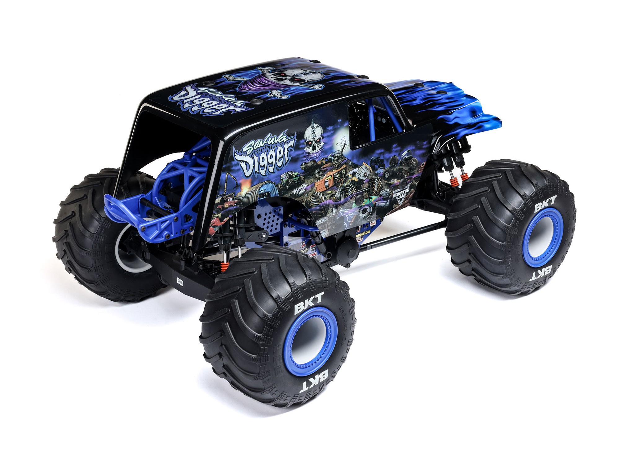 Losi 1/8 LMT 2.0 SonUva Digger 4X4 Solid Axle Monster Truck RTR-6