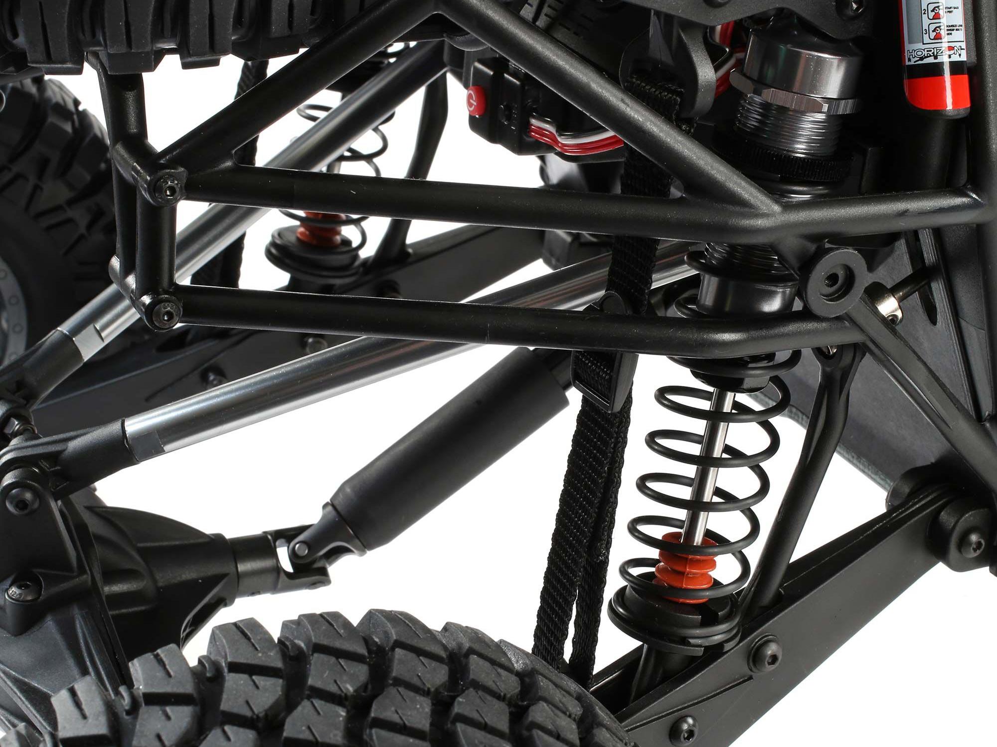 Super Rock Rey: 1/6 4WD Elec Rock Racer, RTR Grey-14