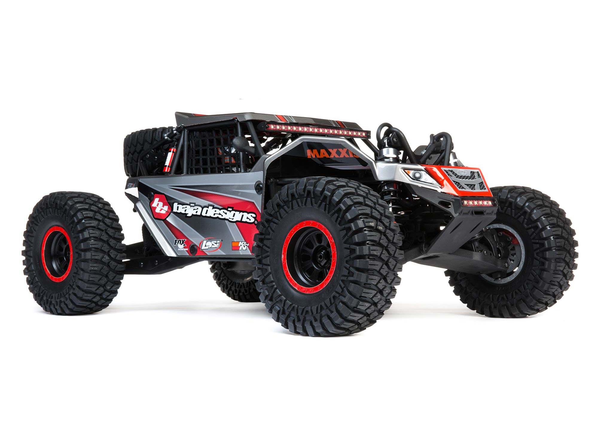 Super Rock Rey: 1/6 4WD Elec Rock Racer, RTR Grey-20