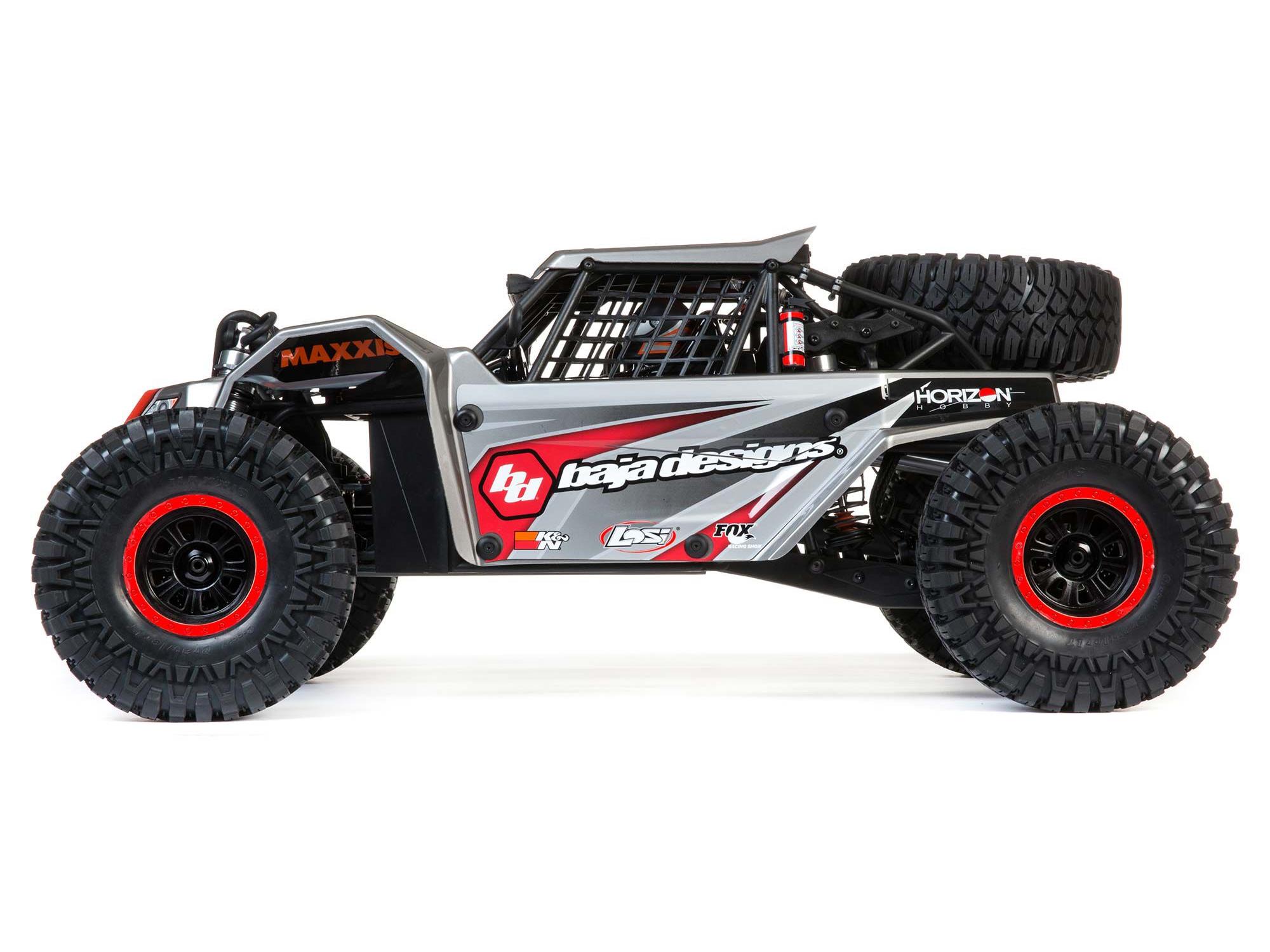 Super Rock Rey: 1/6 4WD Elec Rock Racer, RTR Grey-22