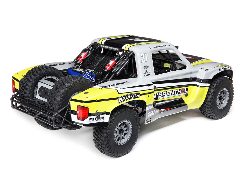 Losi 1/6 Super Baja Rey 2.0 4WD Desert Truck RTR Brenthel Yellow-16