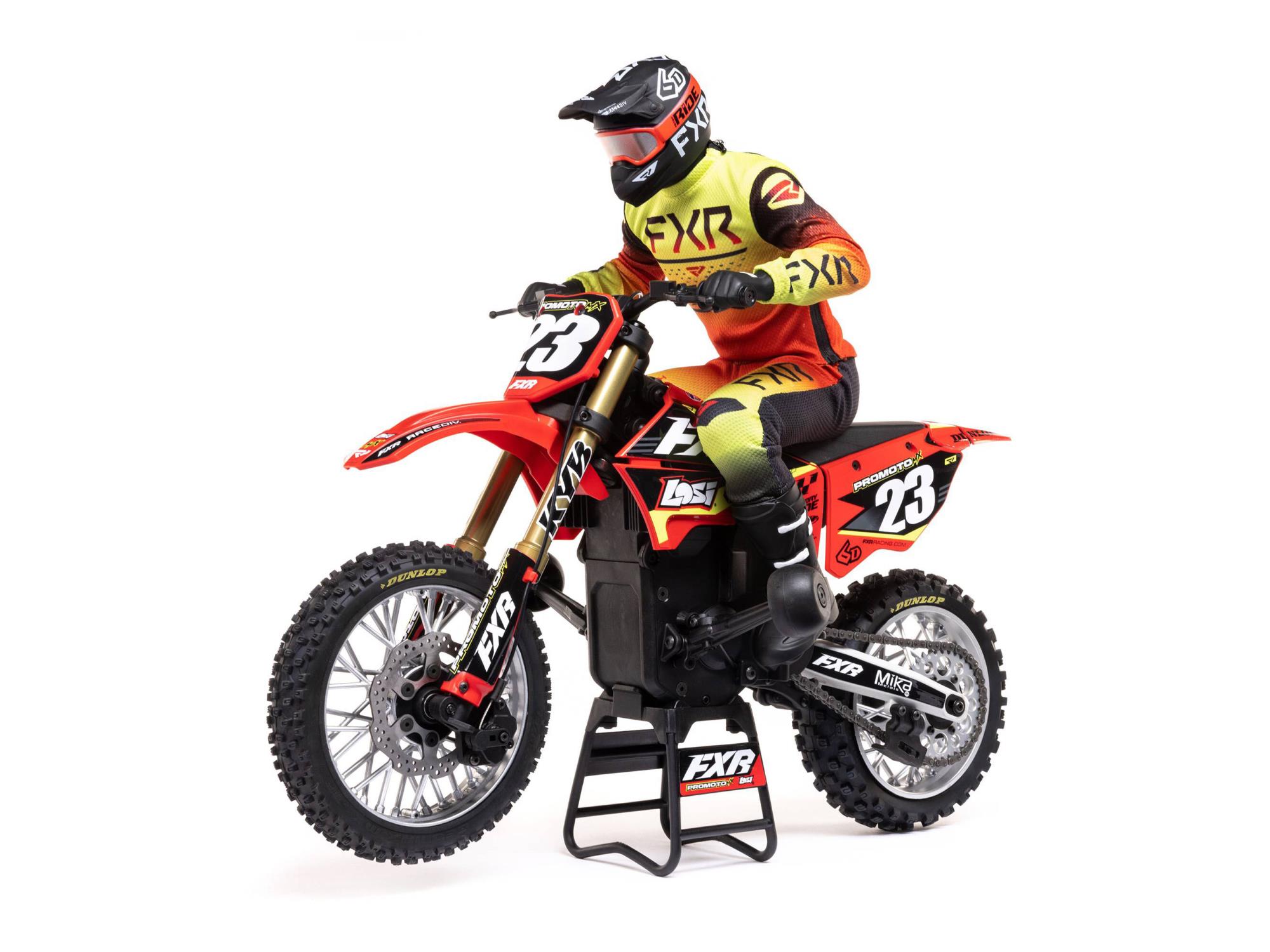 1/4 Promoto-MX Motorcycle RTR FXR Red