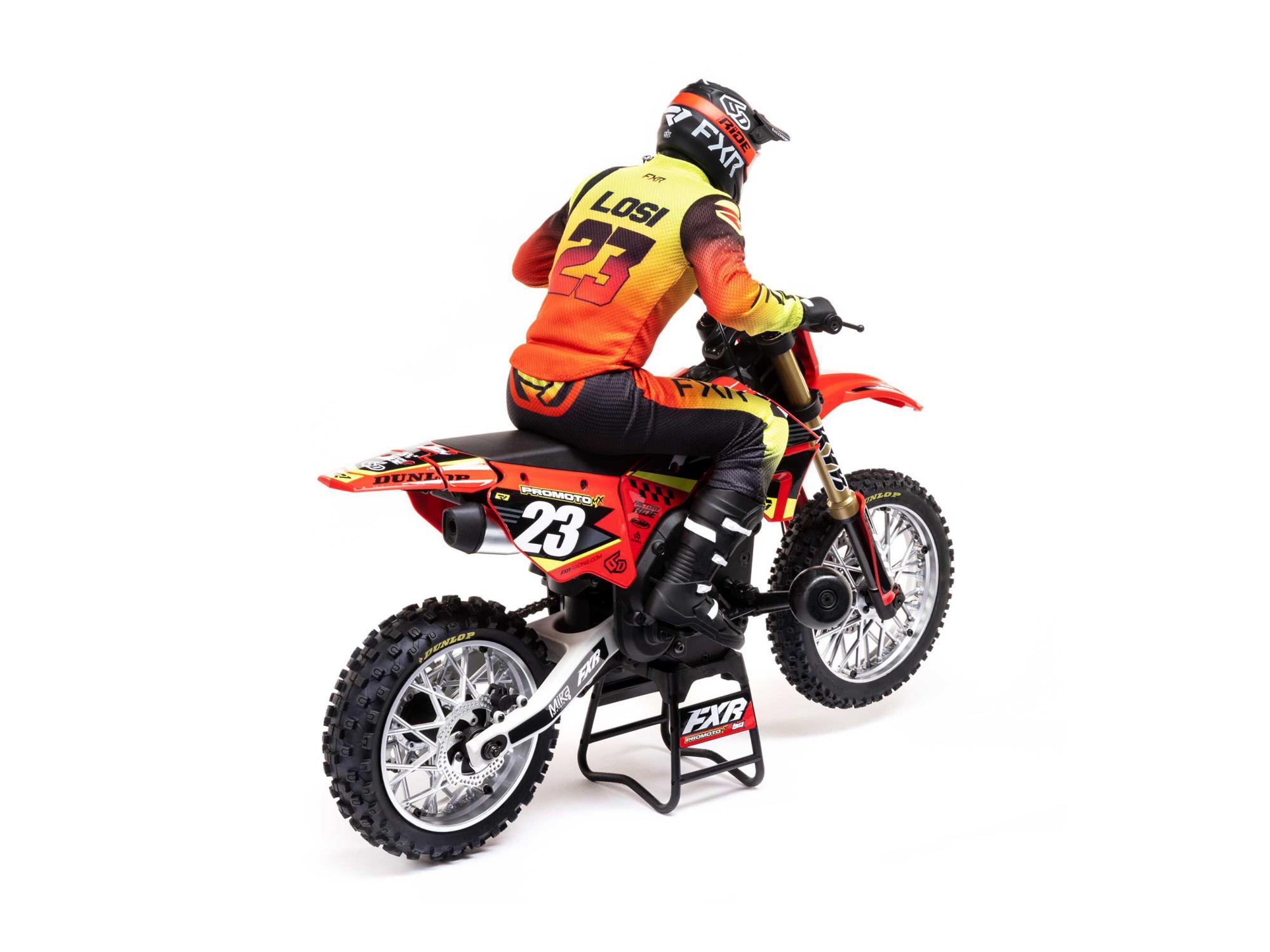 1/4 Promoto-MX Motorcycle RTR FXR Red-4