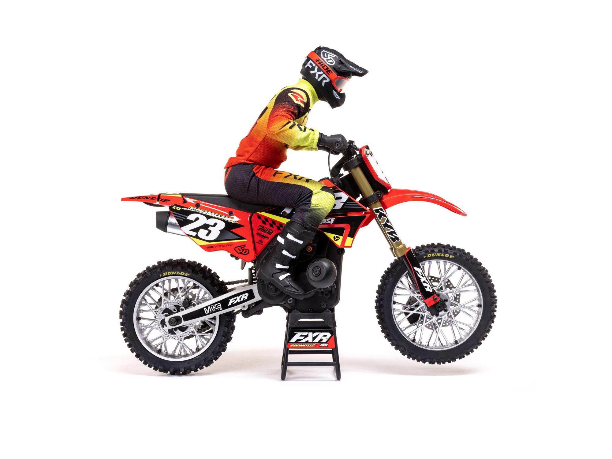 1/4 Promoto-MX Motorcycle RTR FXR Red-7