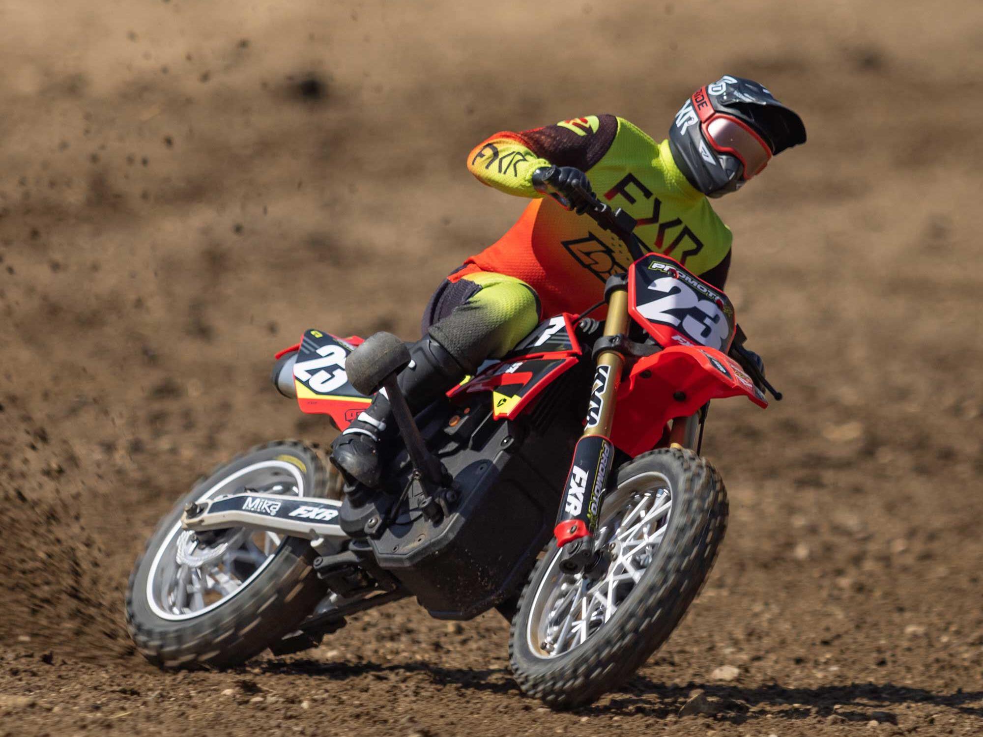 1/4 Promoto-MX Motorcycle RTR FXR Red-21