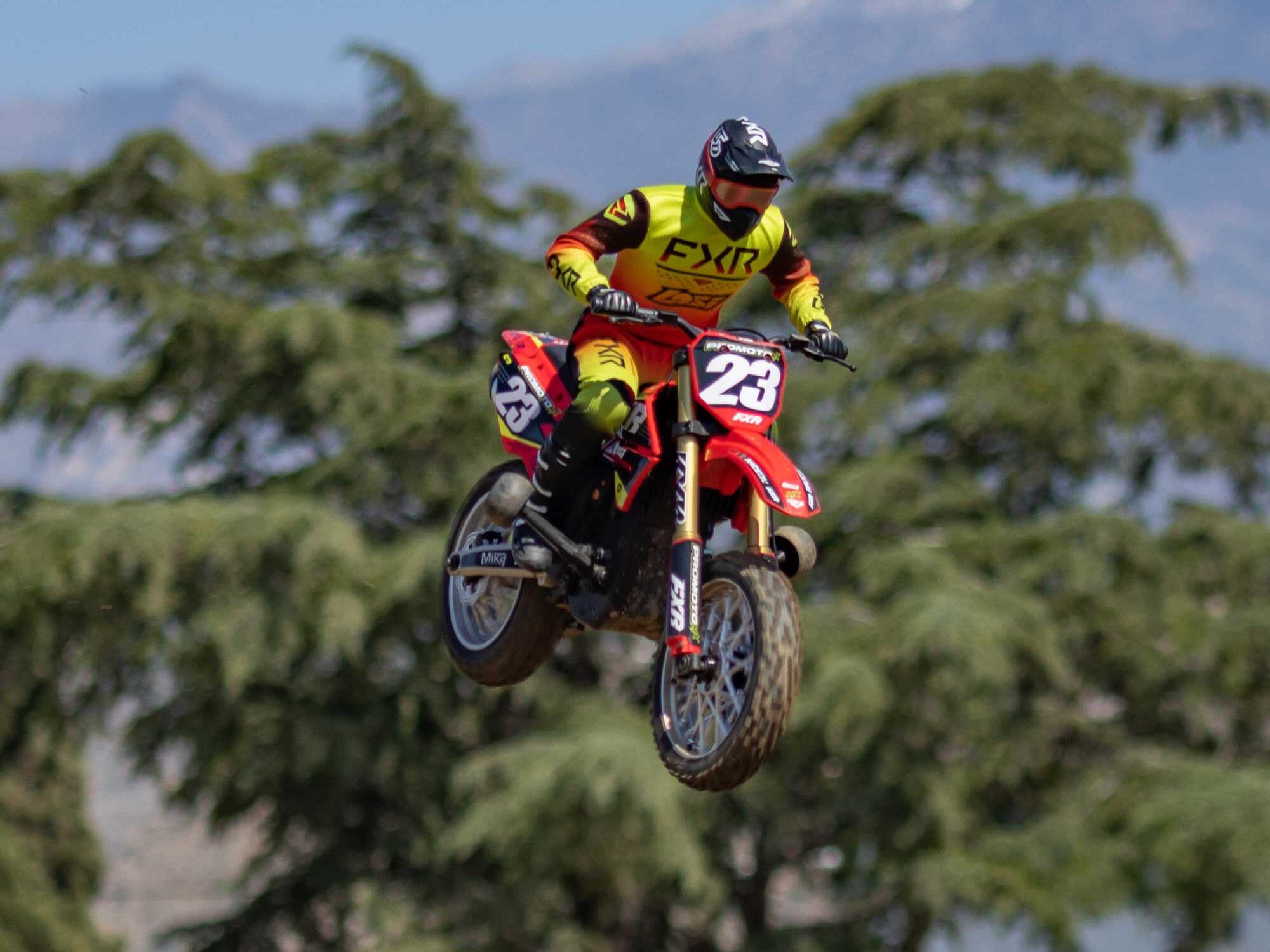 1/4 Promoto-MX Motorcycle RTR FXR Red-23