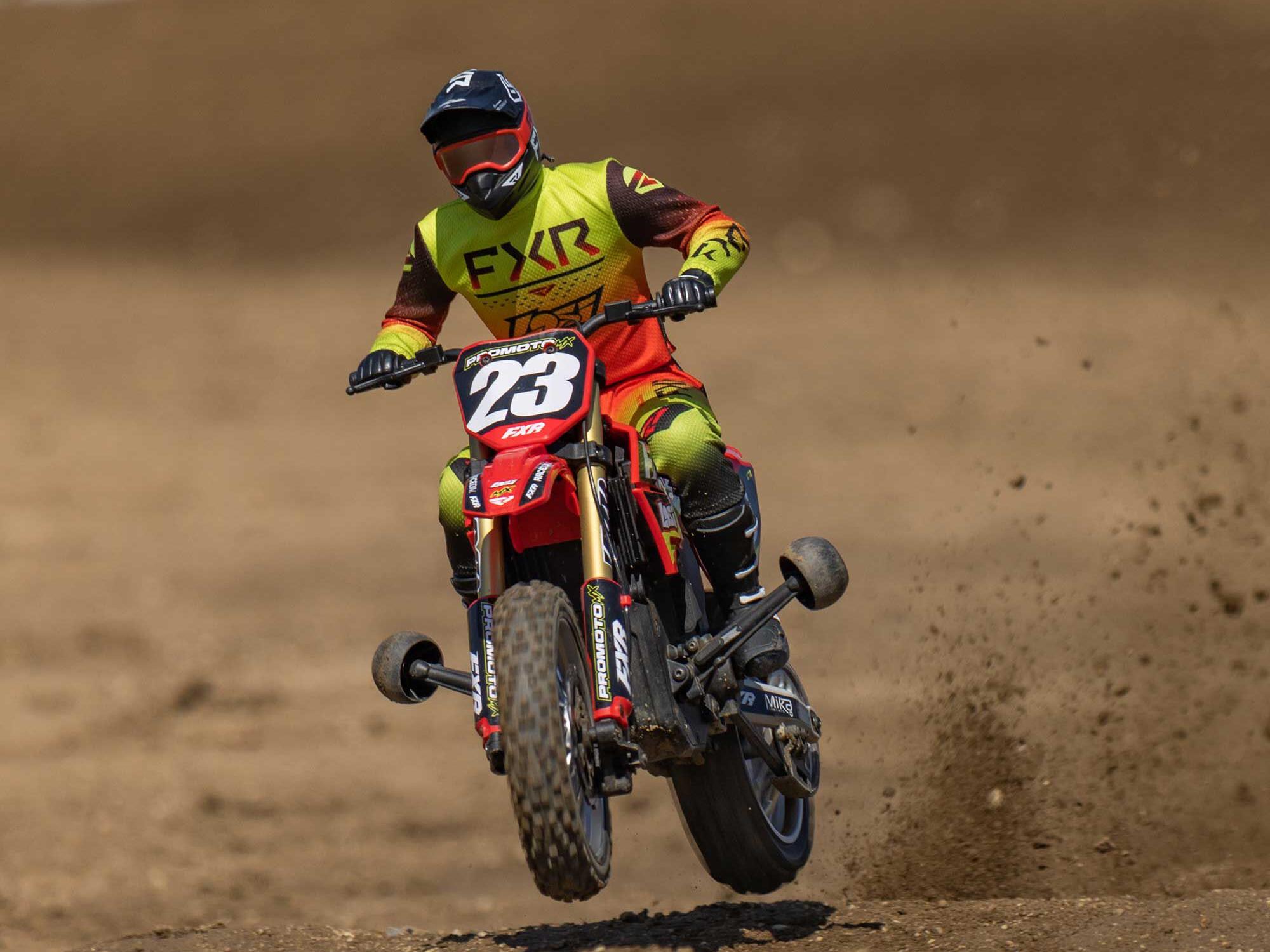 1/4 Promoto-MX Motorcycle RTR FXR Red-24