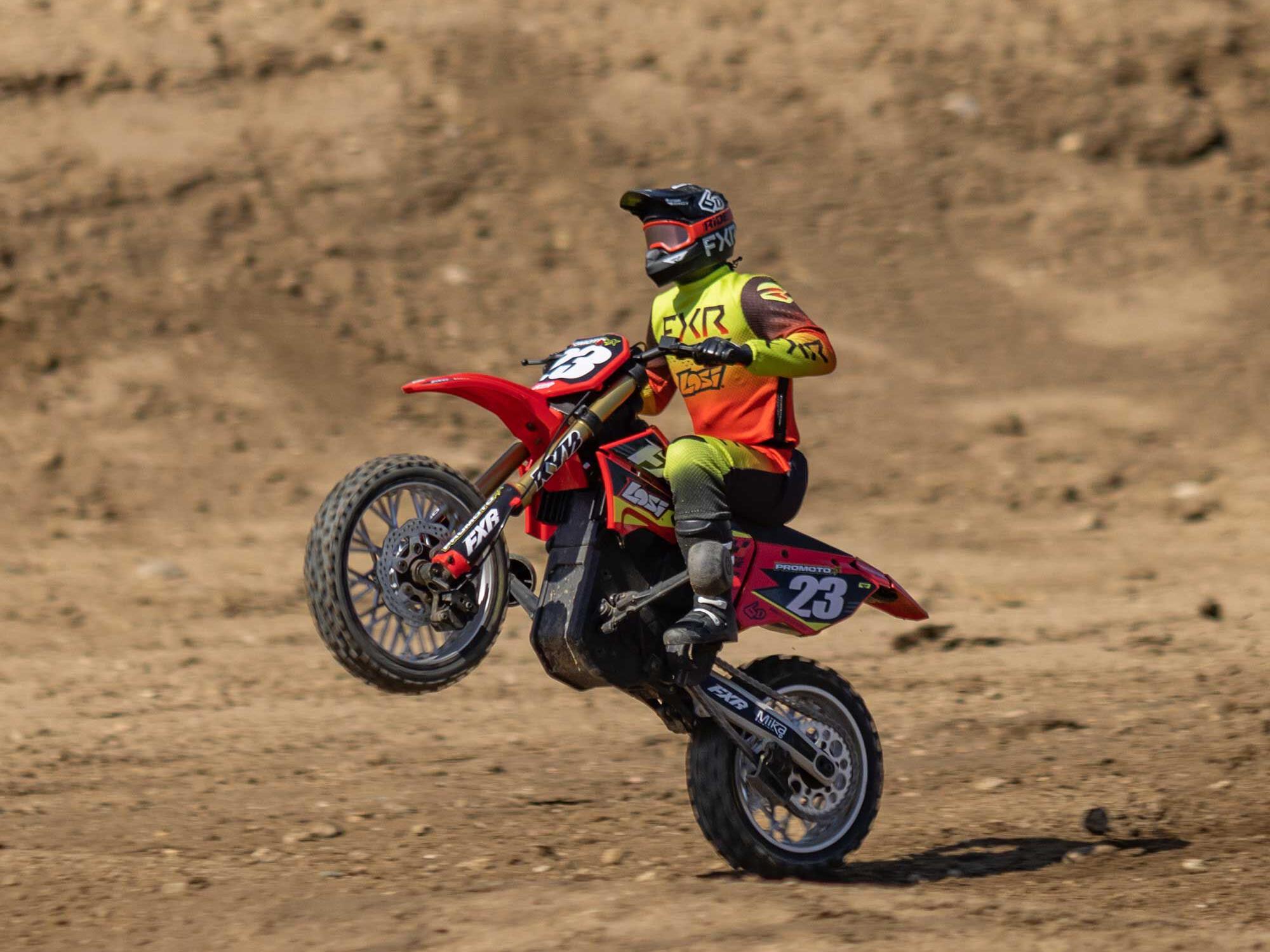 1/4 Promoto-MX Motorcycle RTR FXR Red-25