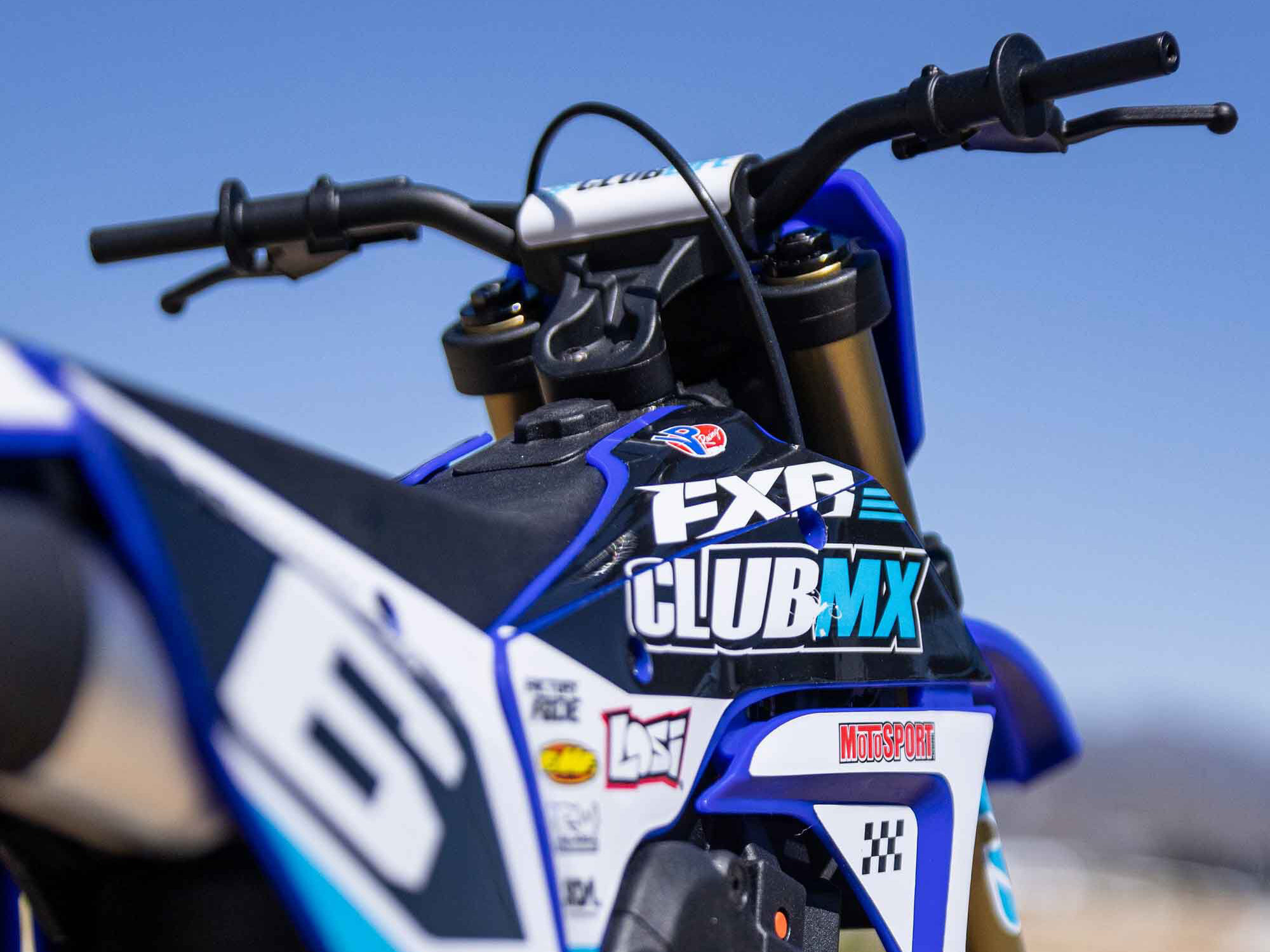 1/4 Promoto-MX Motorcycle RTR Club MX Blue-17