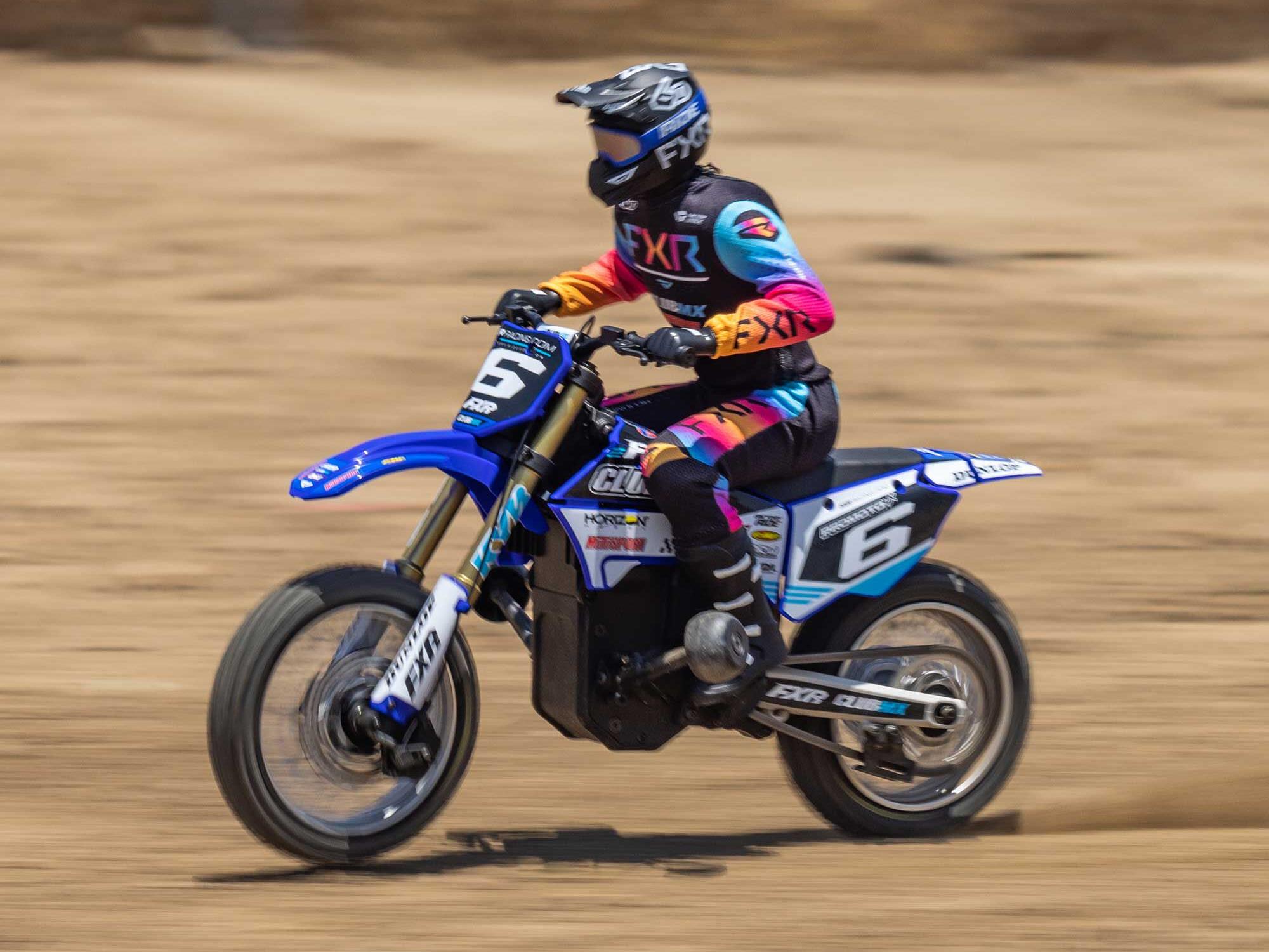 1/4 Promoto-MX Motorcycle RTR Club MX Blue-24