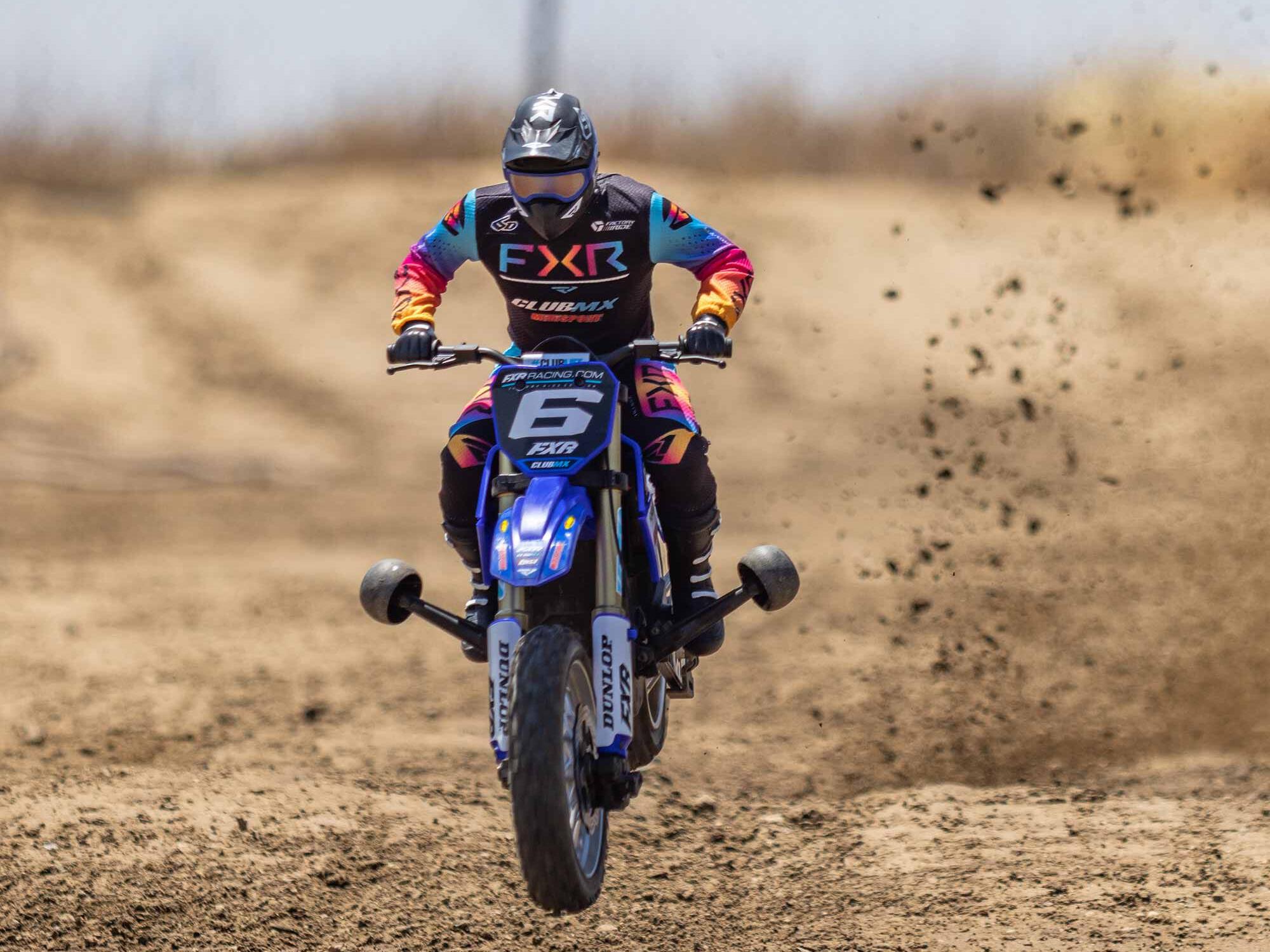 1/4 Promoto-MX Motorcycle RTR Club MX Blue-27