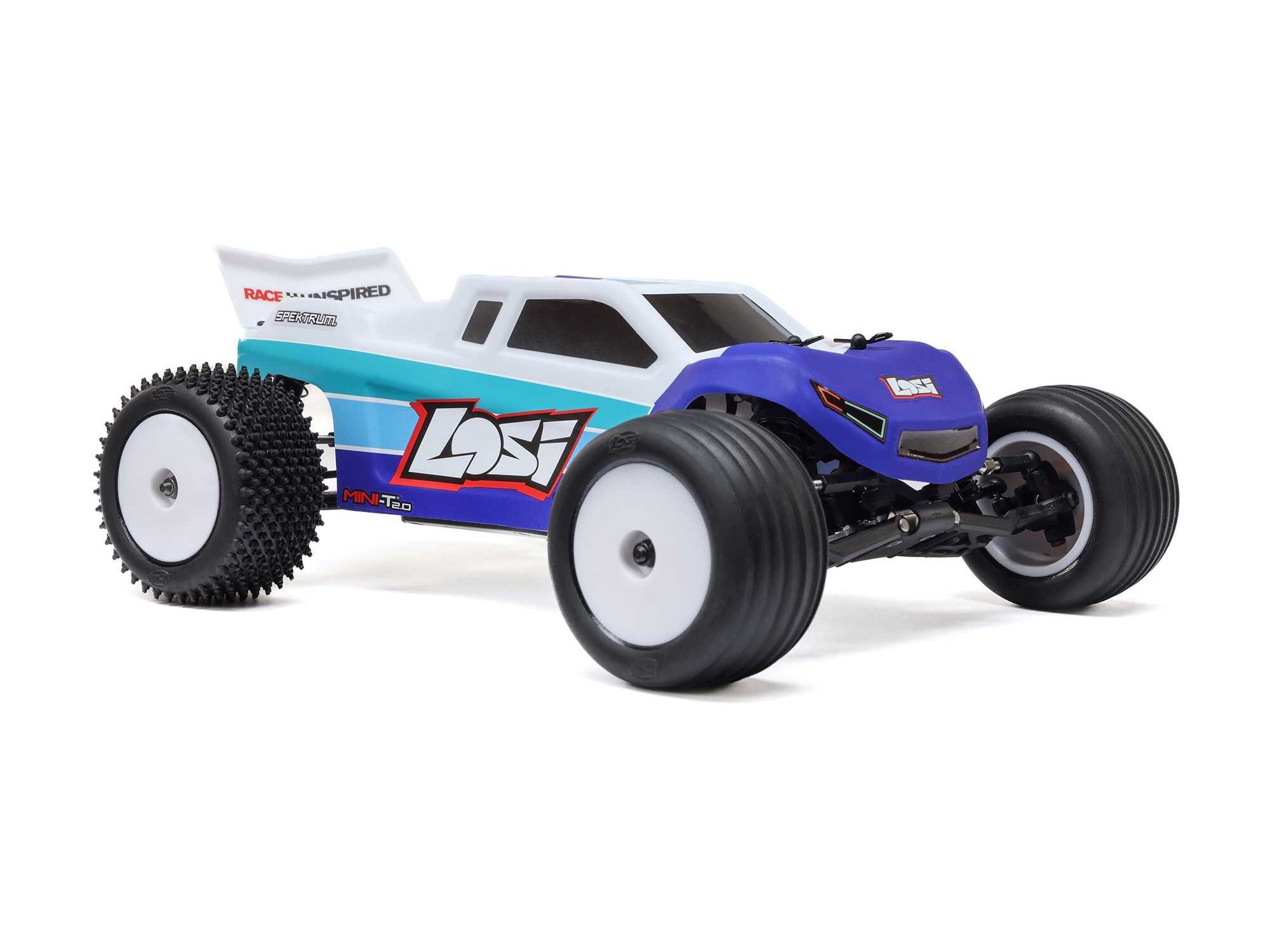 1/18 Mini-T 2.0 V2 2WD Stadium Truck Brushless RTR Blue-4