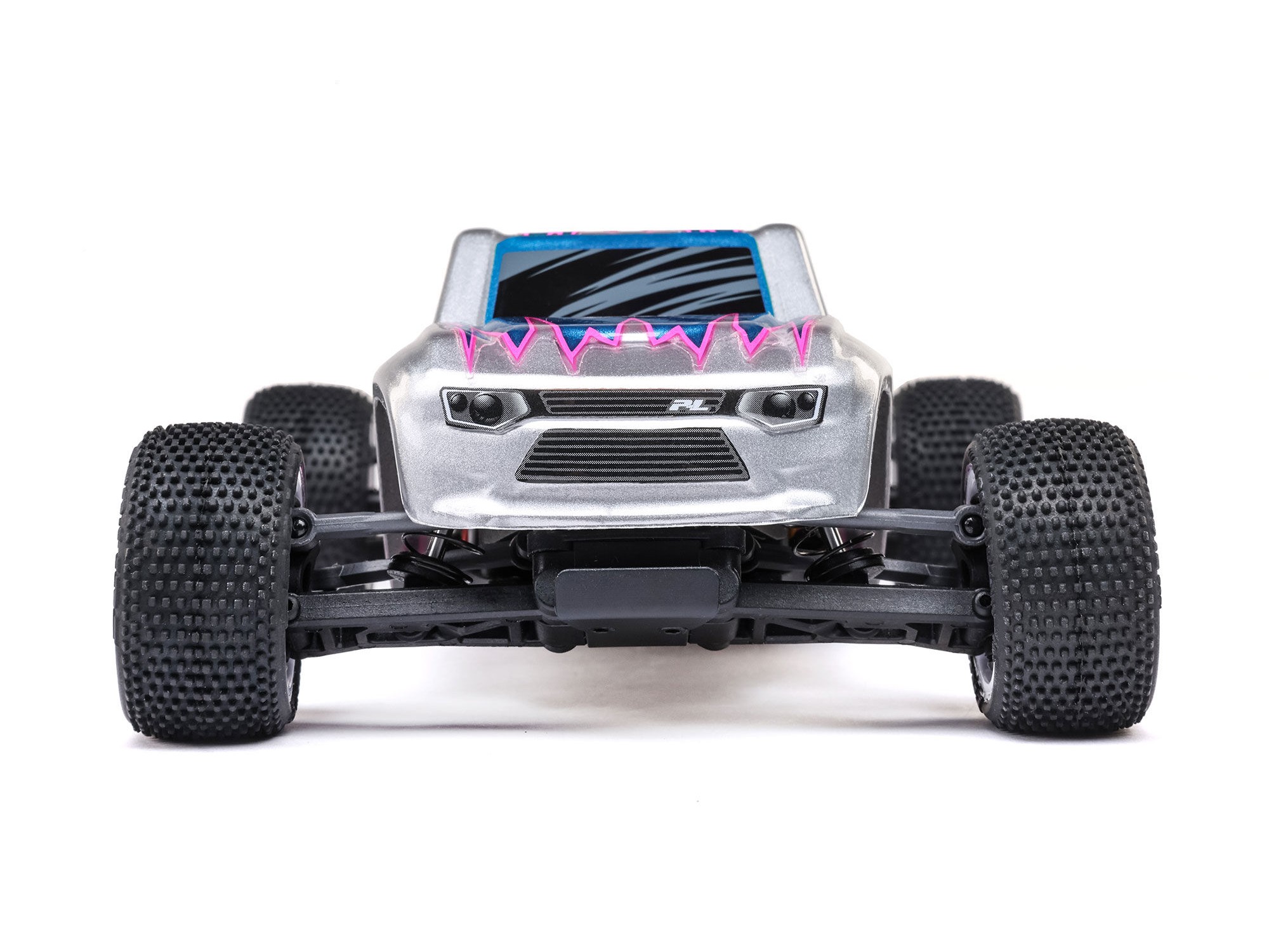 Losi 1/28 Micro-T 2WD Stadium Truck RTR Silver-4