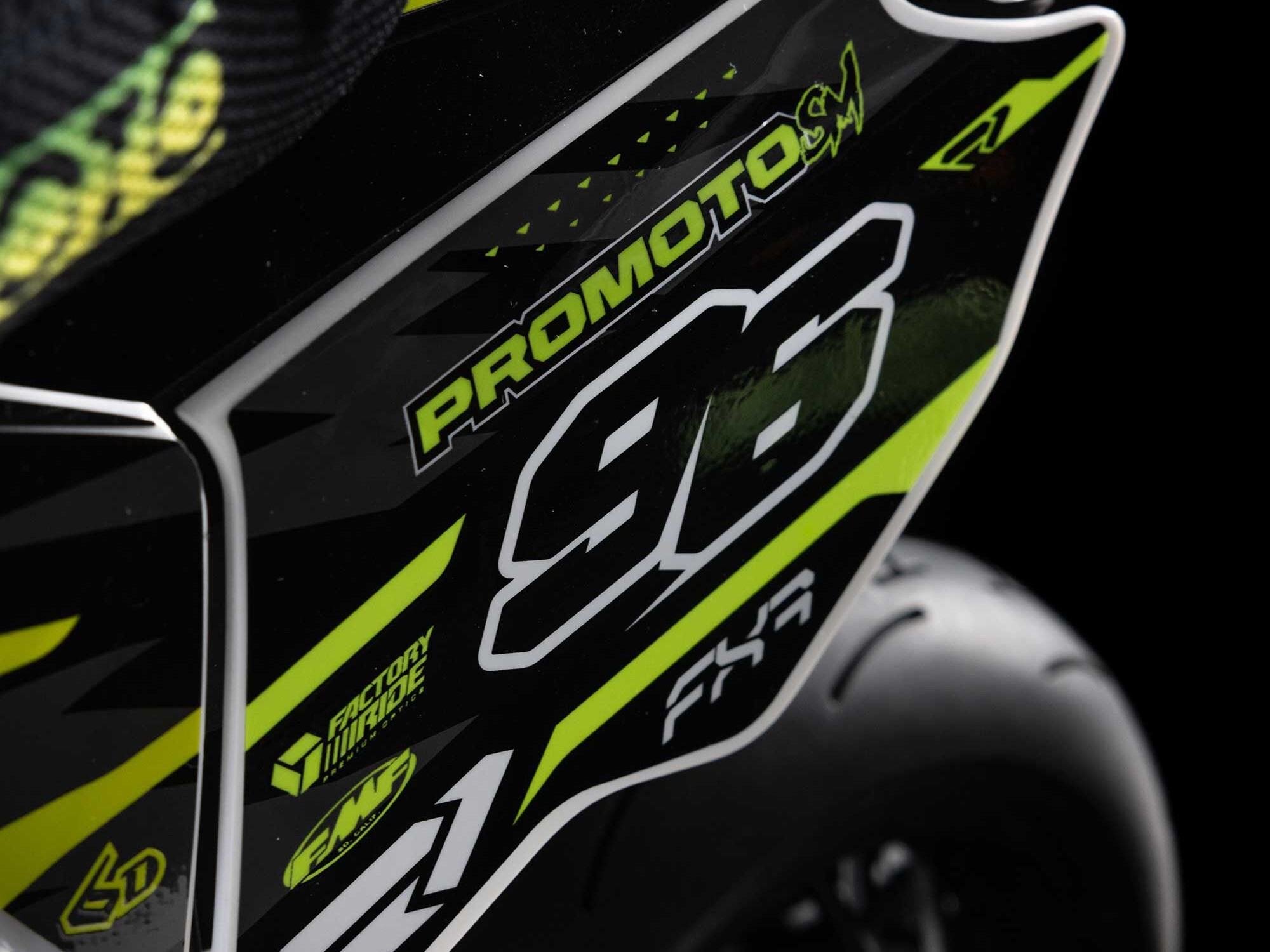 Losi 1/4 Promoto-SM FXR Supermoto Motorcycle RTR Basic - White-26