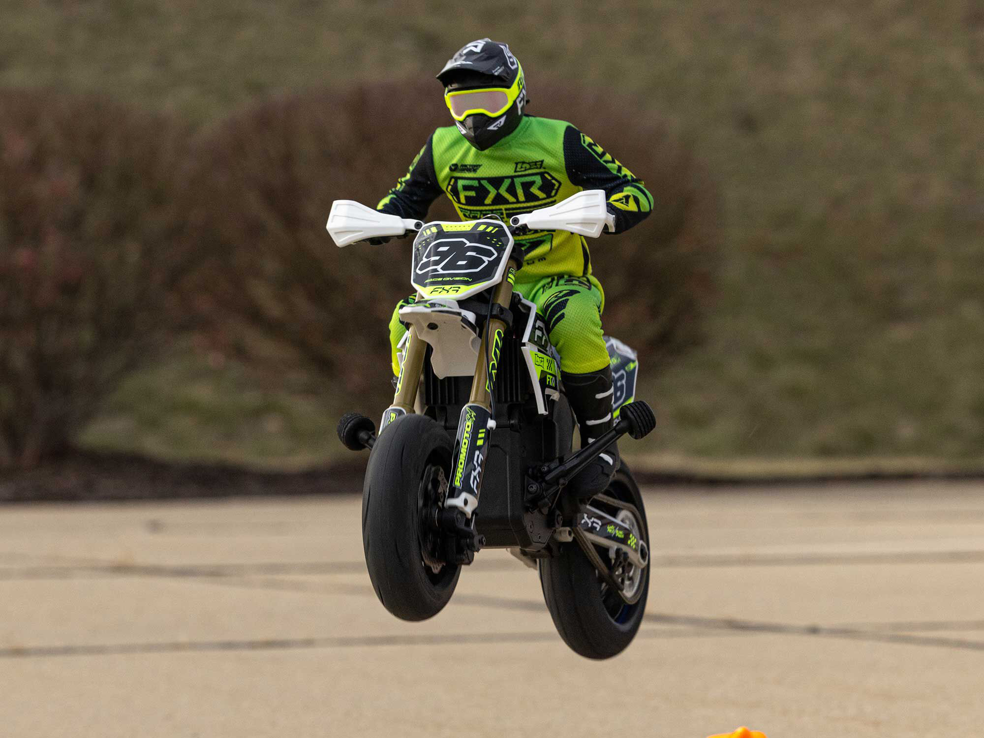 Losi 1/4 Promoto-SM FXR Supermoto Motorcycle RTR (Battery and Charger Included) - White-29