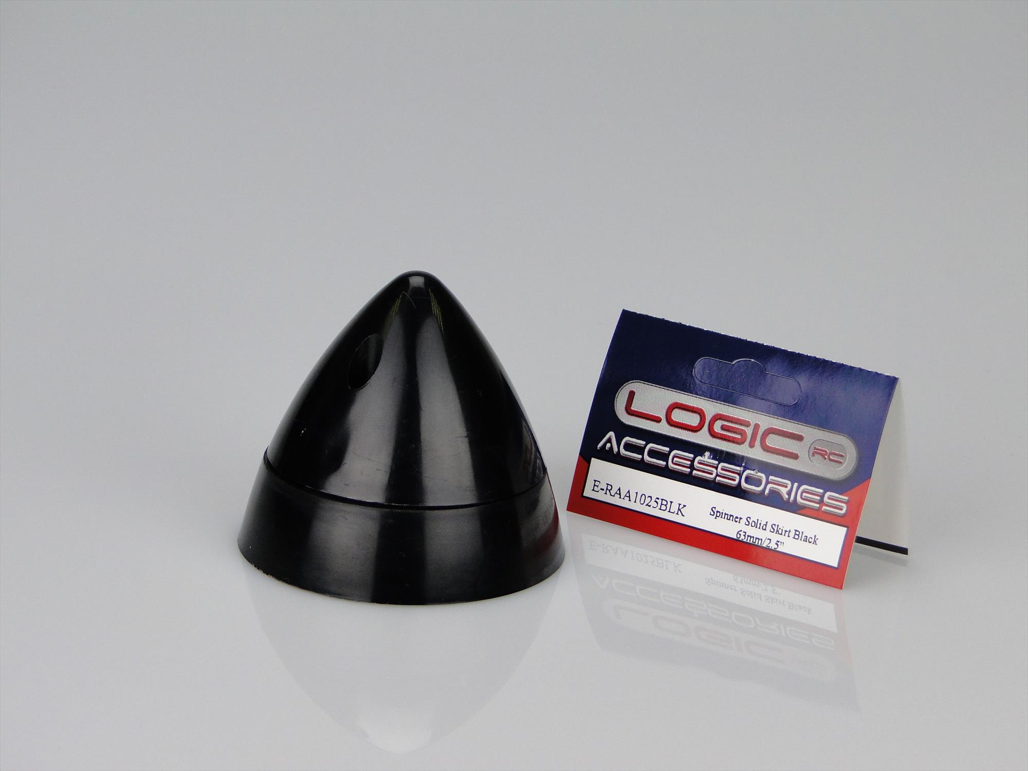 Spinner Solid Skirt Black 63mm/2.5"-3