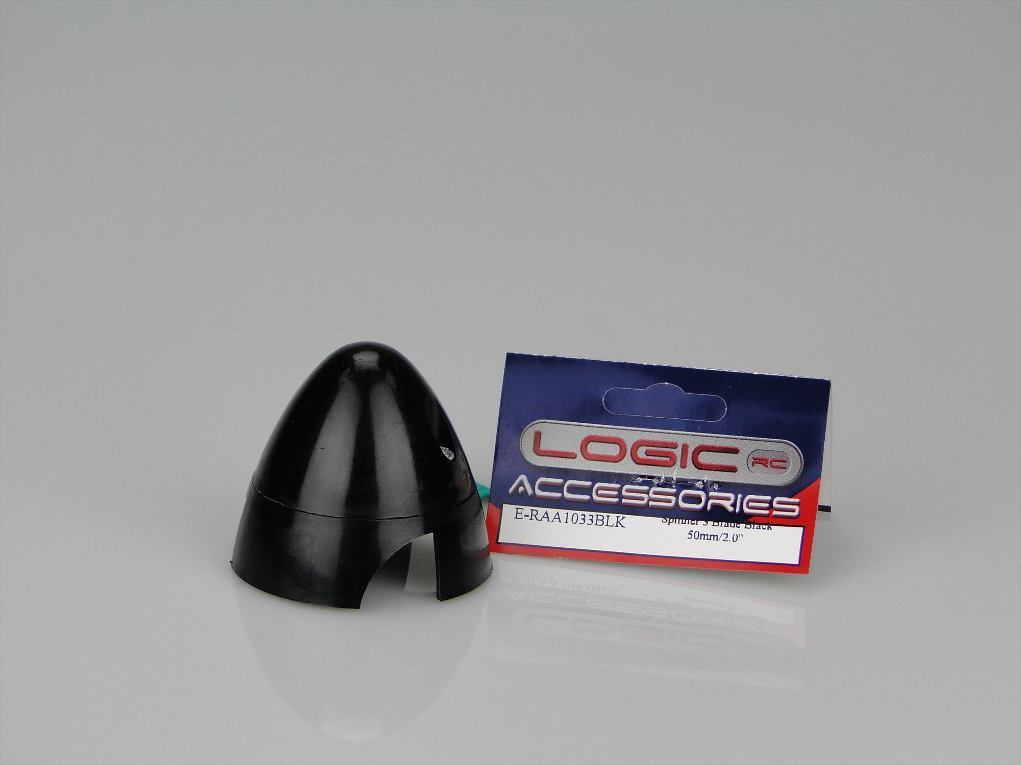 Spinner 3 Blade Black 50mm/2.0"-3