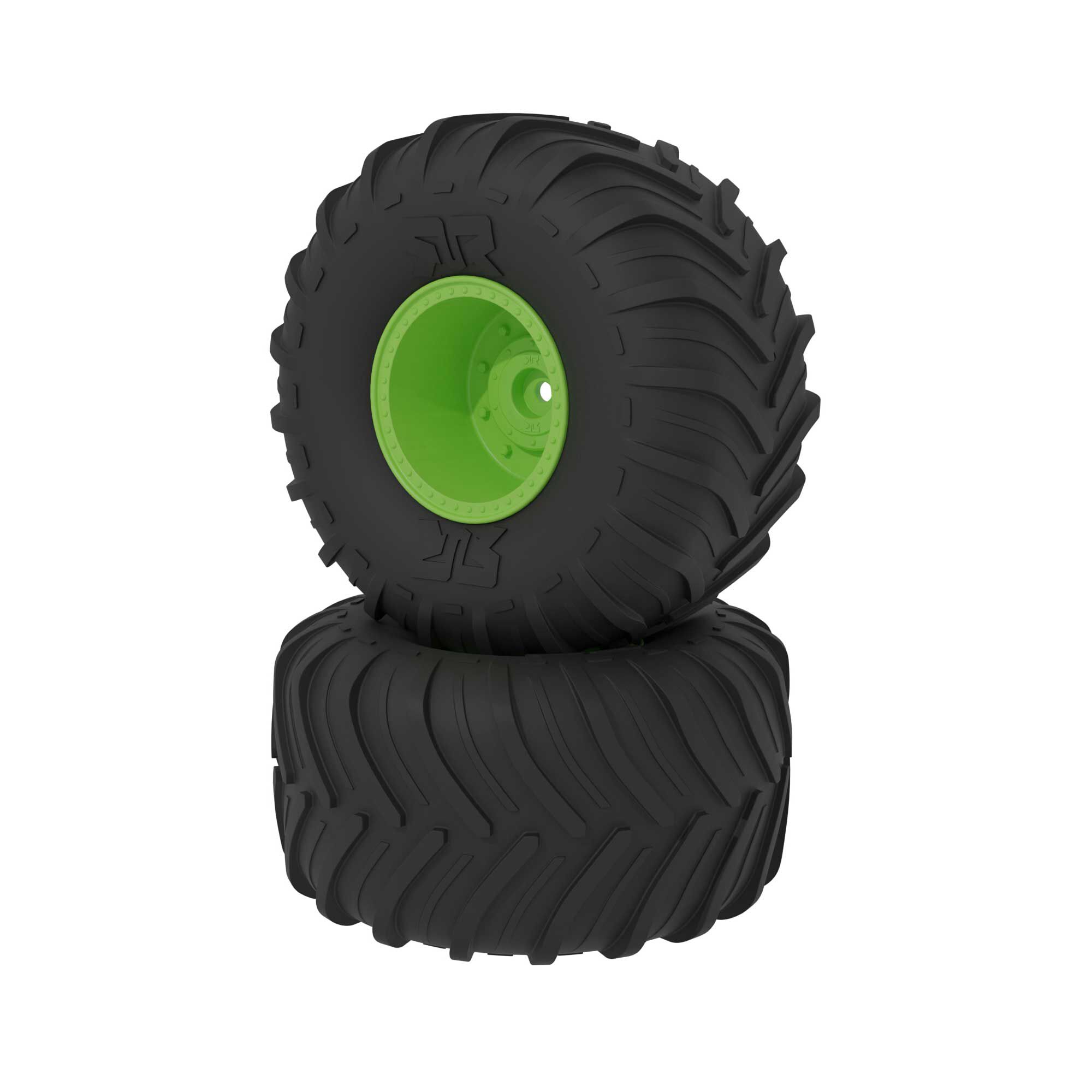 dBoots Chevron MT Tire Set, Glued, Green