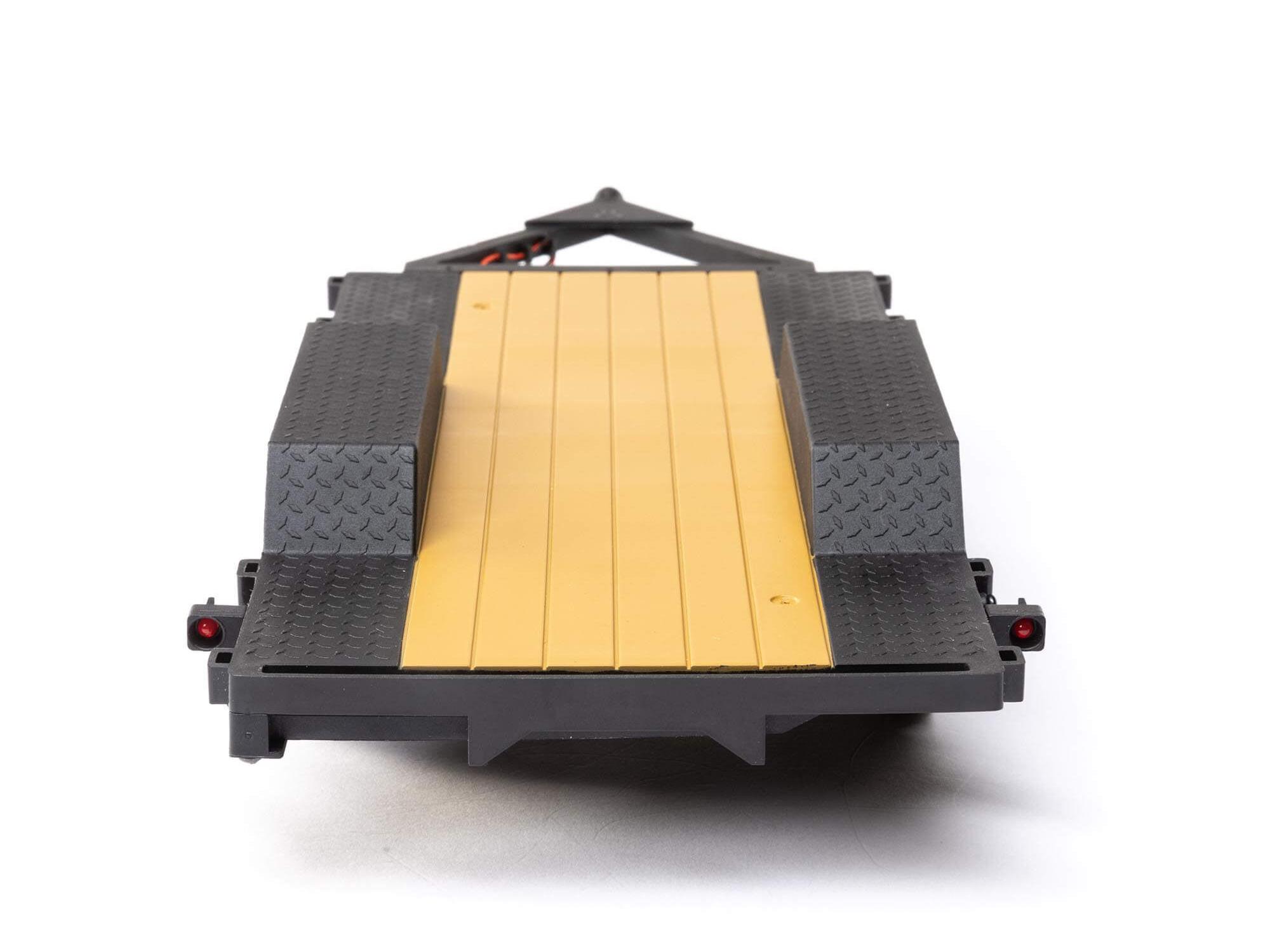 Axial SCX24 Flat Bed Vehicle Trailer with LED Taillights:1/24th-6