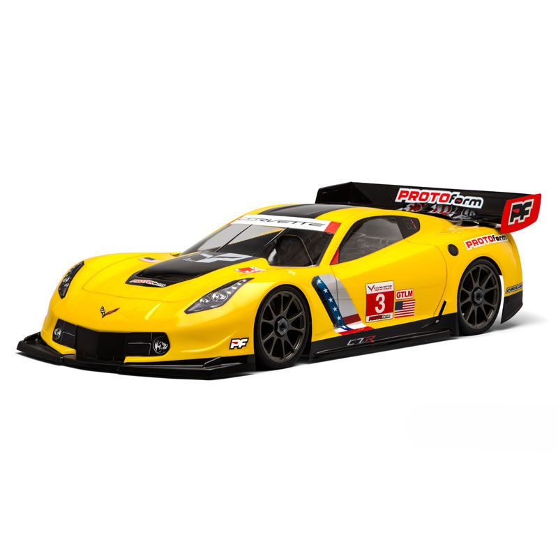 1/8 Chevrolet Corvette C7.R Clear Body: 1:8 GT (Long Wheelba-4