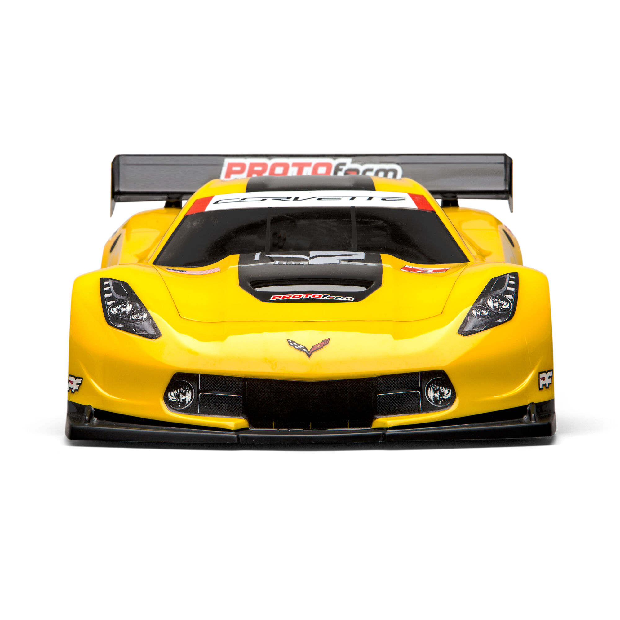 1/8 Chevrolet Corvette C7.R Clear Body: 1:8 GT (Long Wheelba-7