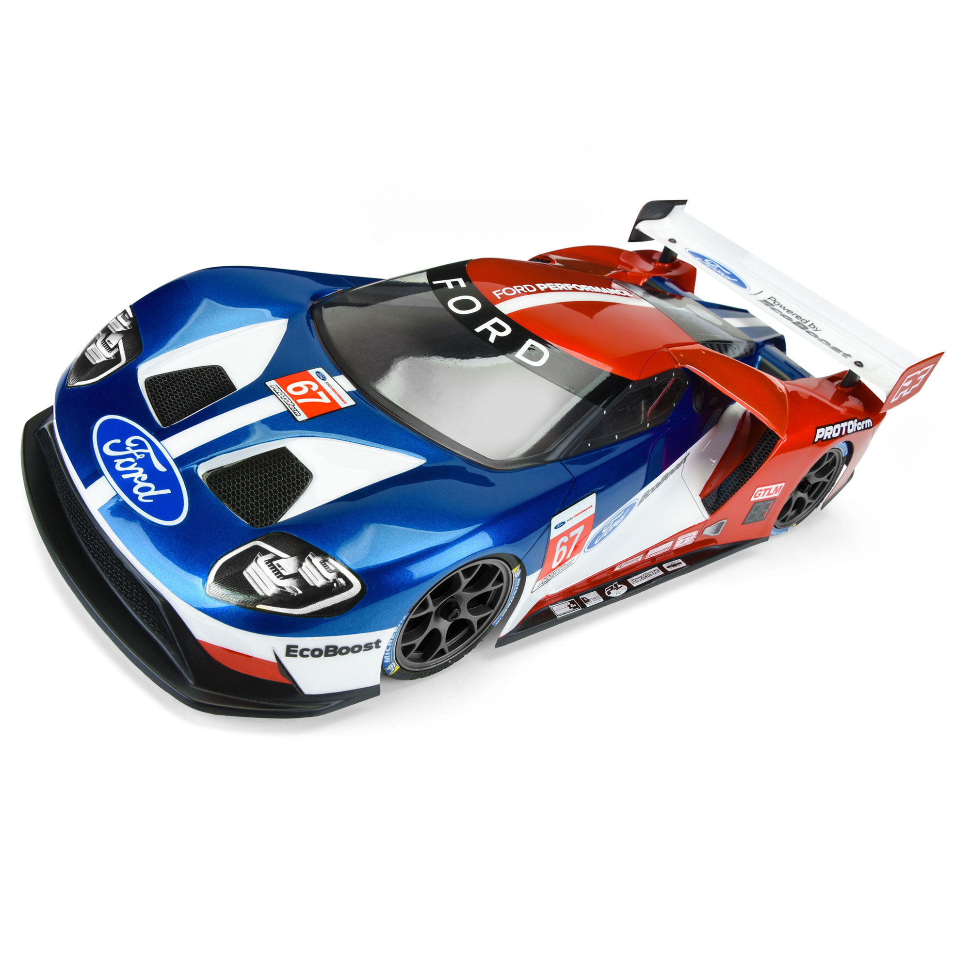 1/10 Ford GT LW Clear Body: 190mm Touring Car with LP shock-5