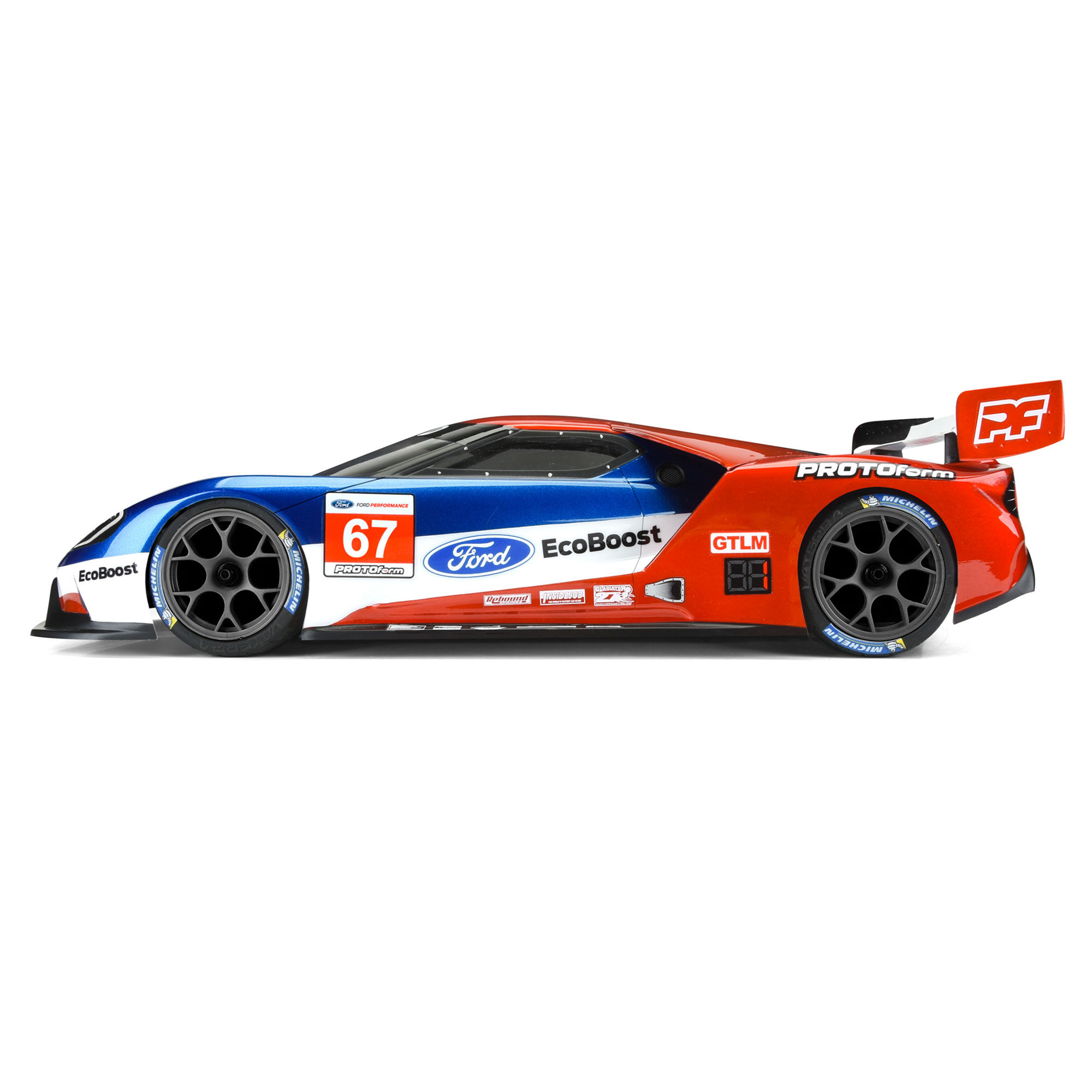 1/10 Ford GT LW Clear Body: 190mm Touring Car with LP shock-7