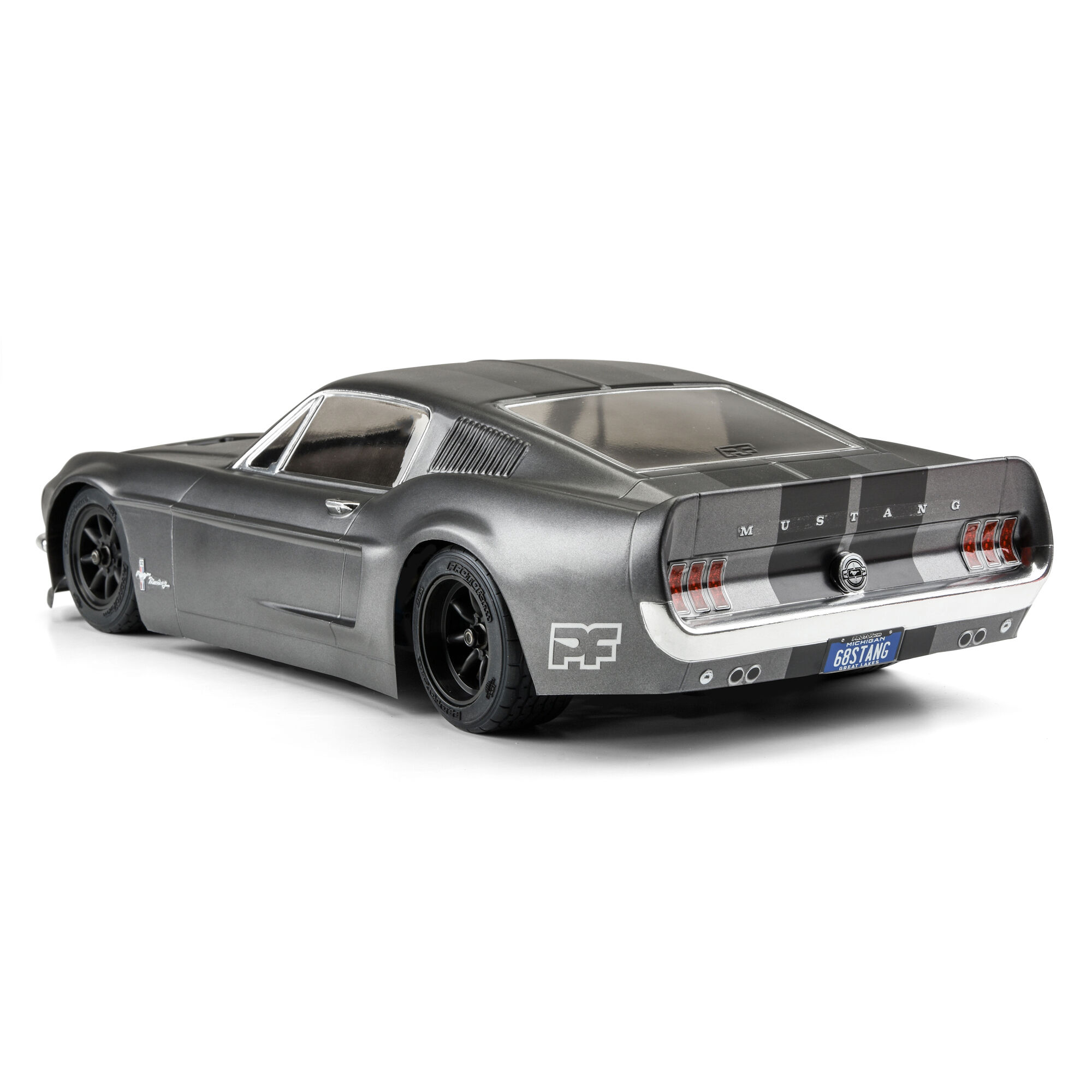1/10 1968 Ford Mustang Clear Body: Vintage Trans-Am-7