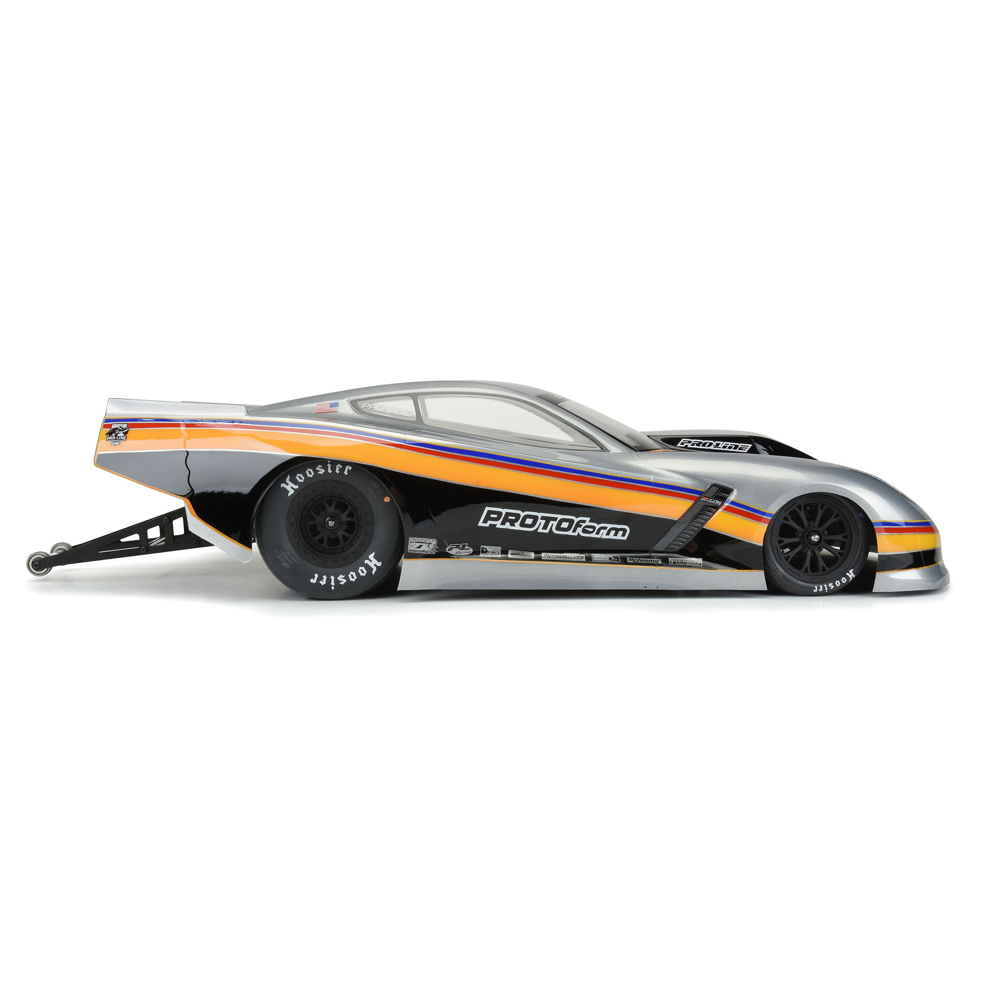 1/10 Chevrolet Corvette C7 Pro-Mod Clear Body: Drag Car-4