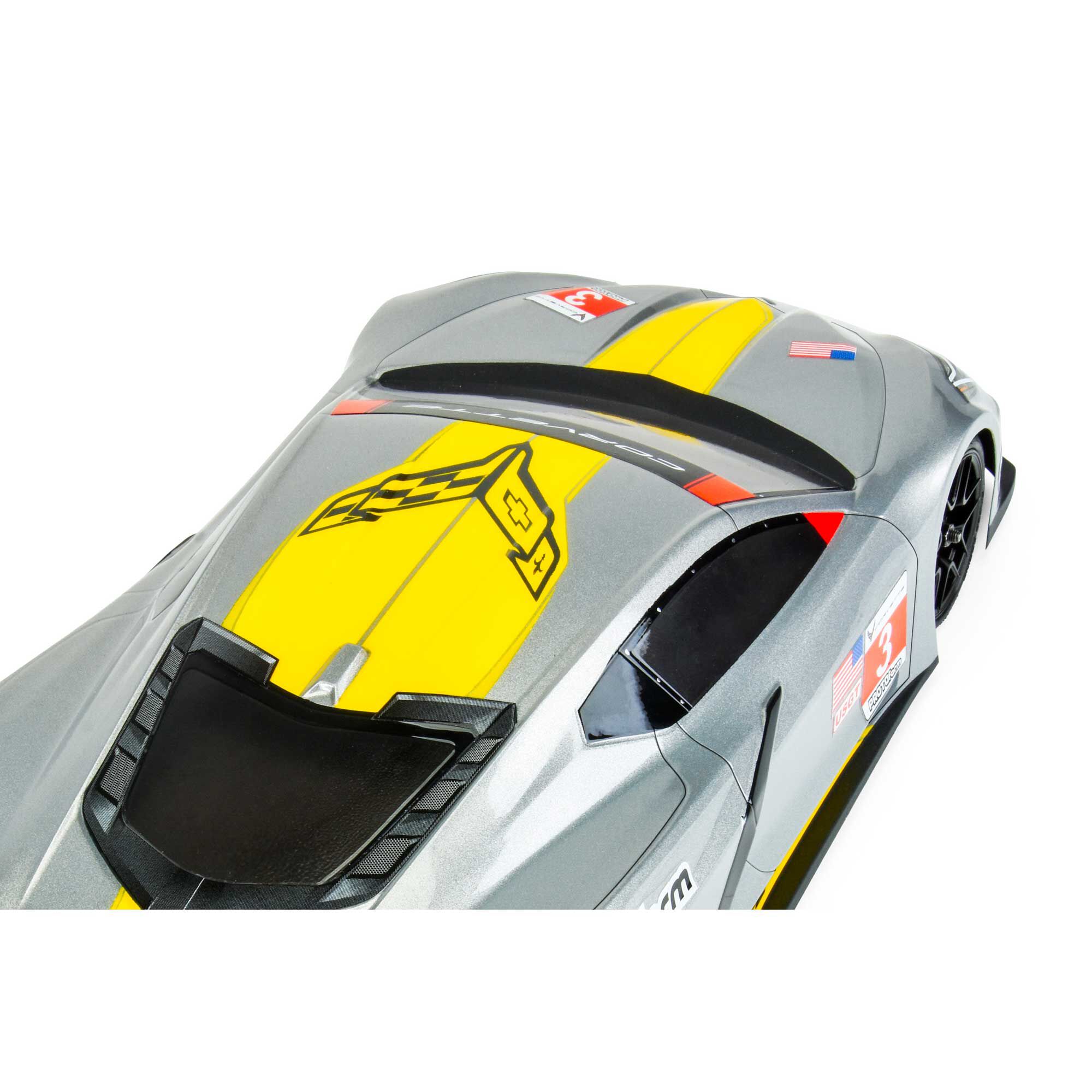 1/10 Chevrolet Corvette C8 Clear Body: 190mm Touring Car-6