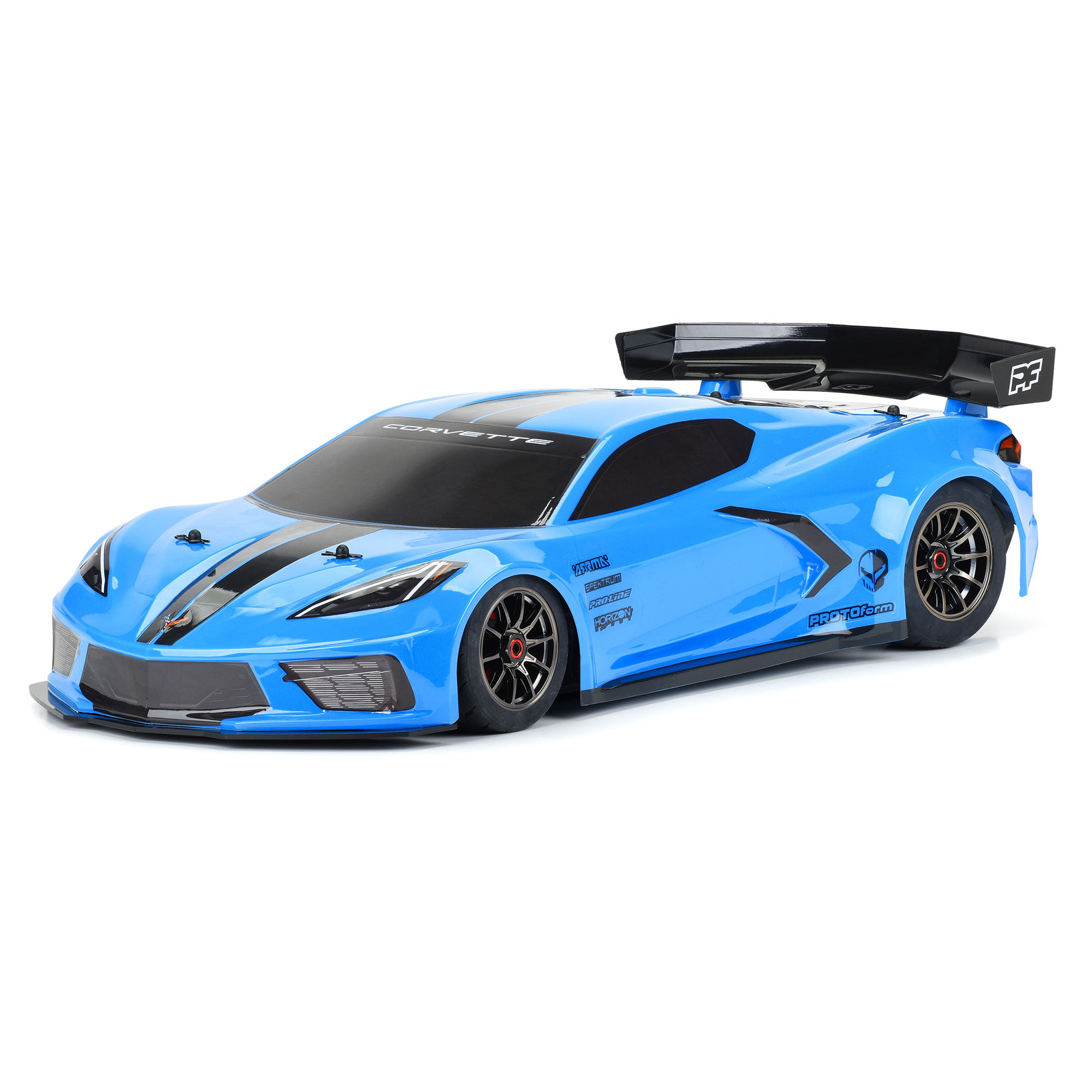 1/7 Chevrolet Corvette C8 Painted Body (Rapid Blue): Felony-2