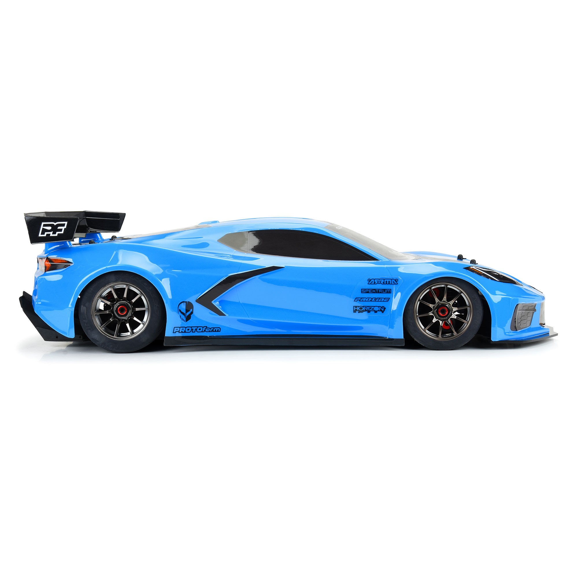 1/7 Chevrolet Corvette C8 Painted Body (Rapid Blue): Felony-3