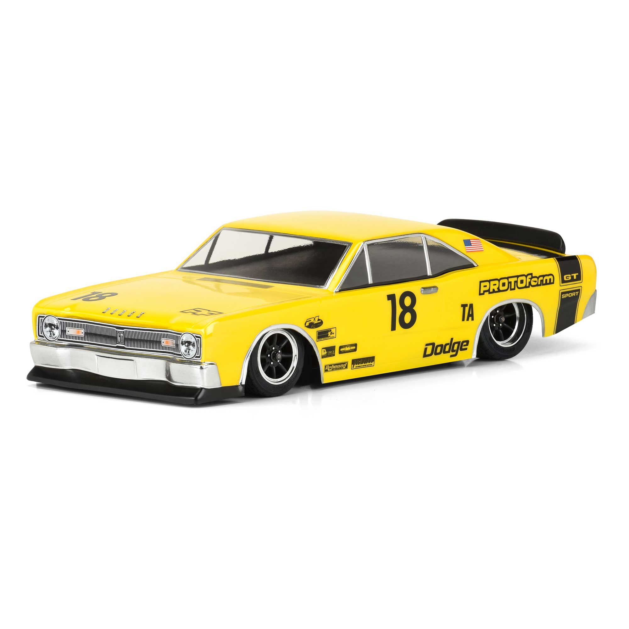 1/10 1967 Dodge Dart Clear Body: Vintage Trans-Am-2