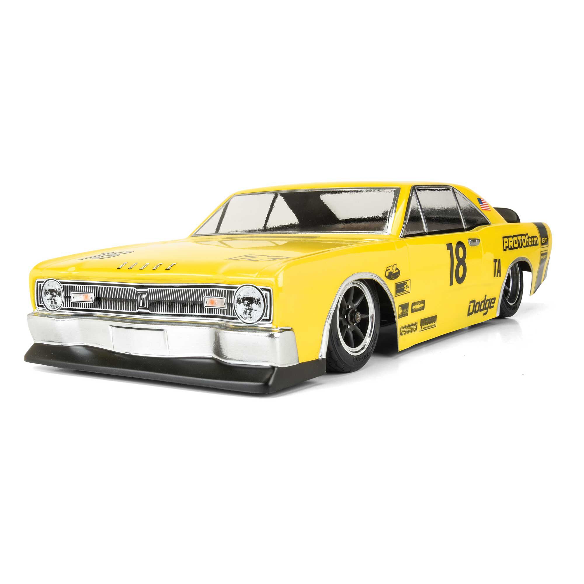 1/10 1967 Dodge Dart Clear Body: Vintage Trans-Am-5