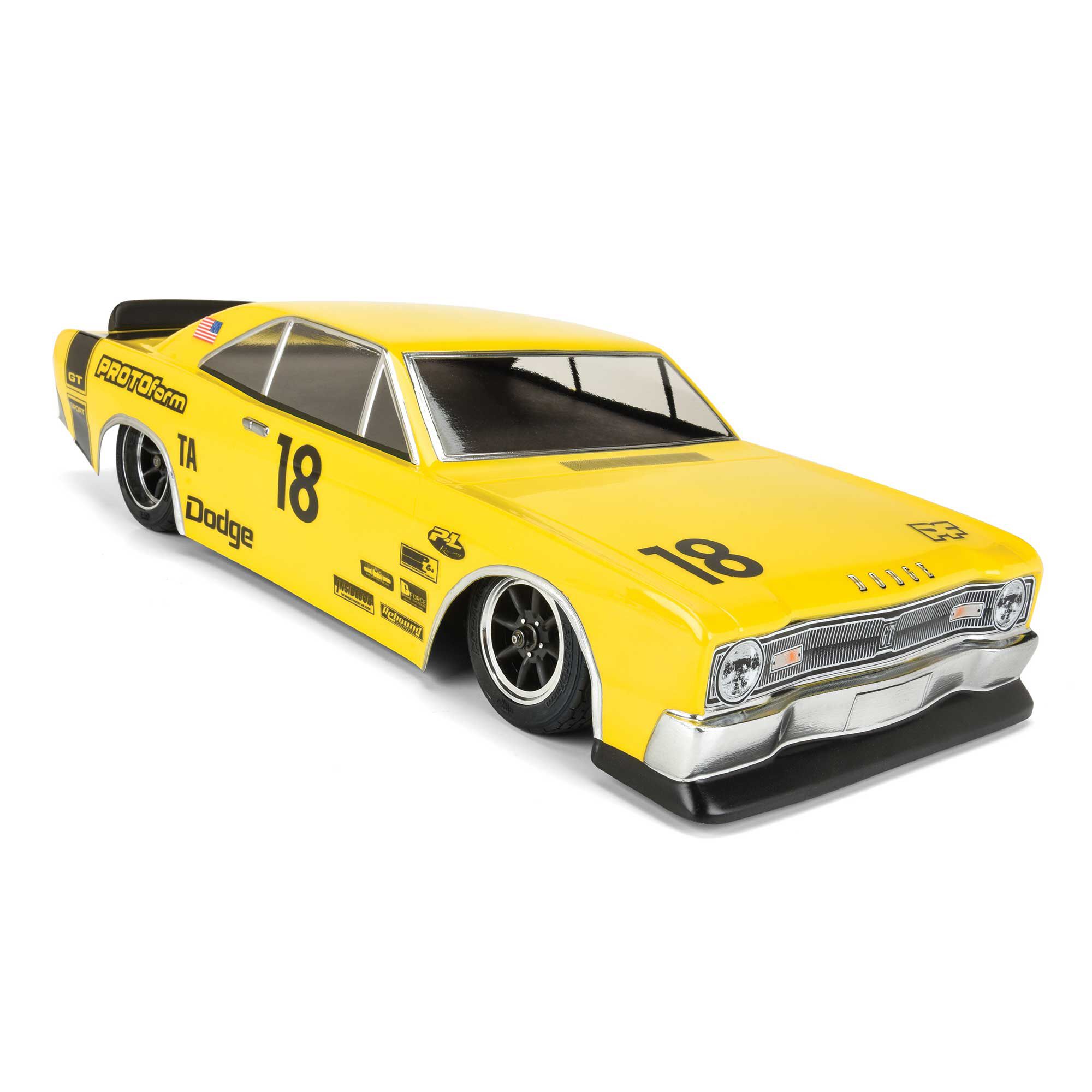 1/10 1967 Dodge Dart Clear Body: Vintage Trans-Am-6