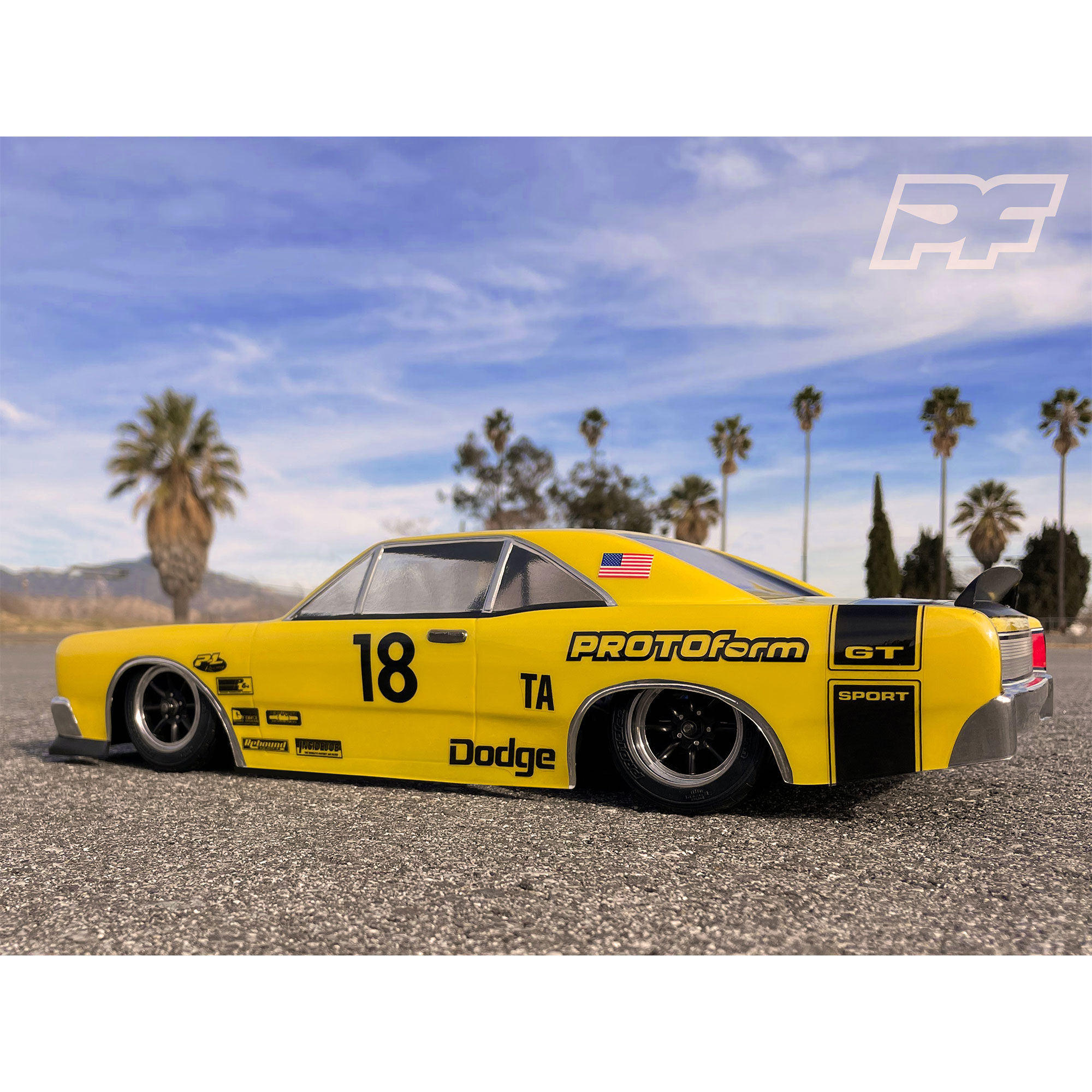 1/10 1967 Dodge Dart Clear Body: Vintage Trans-Am-9