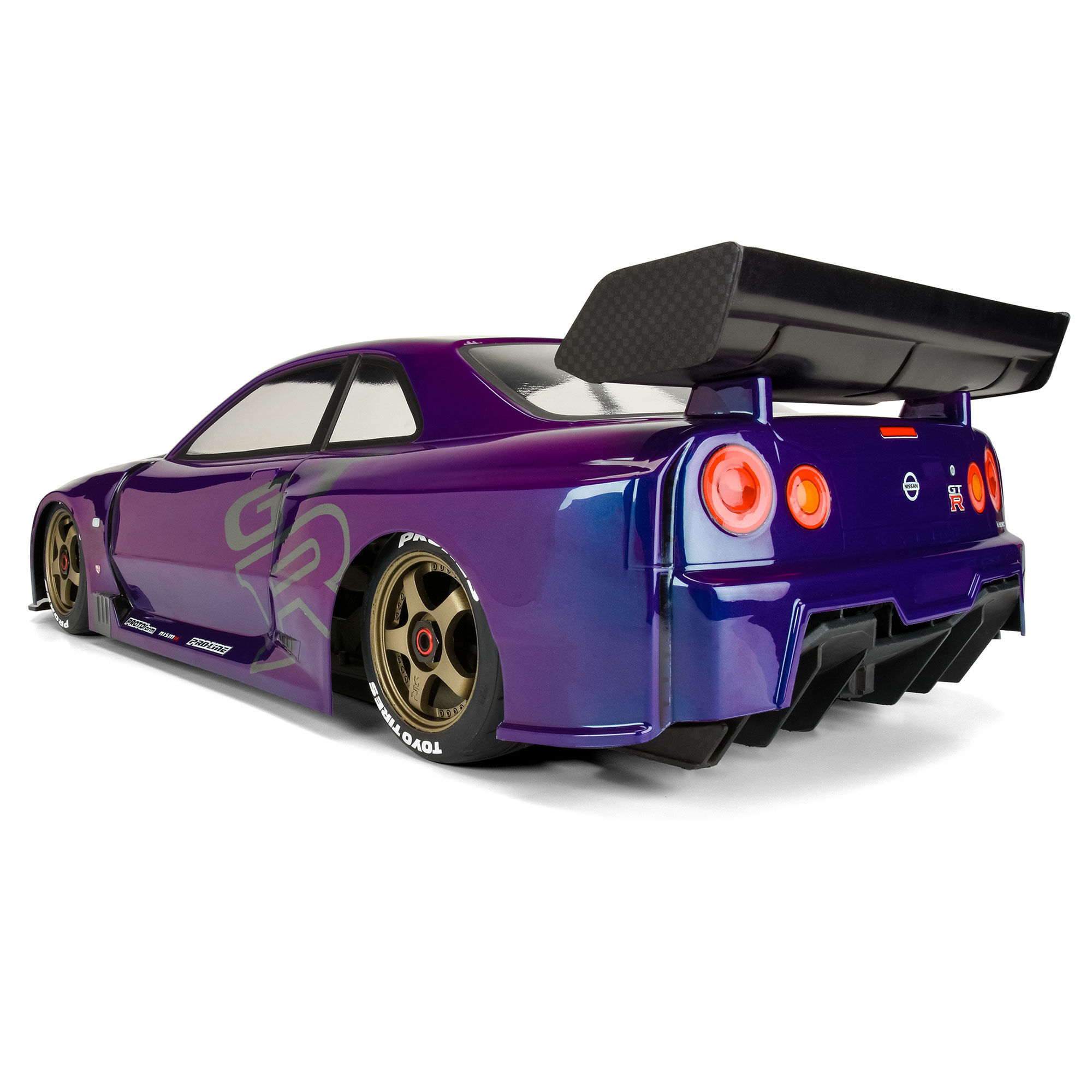 1/7 2002 Nissan Skyline GT-R R34 Clear Body: ARRMA Infractio-6