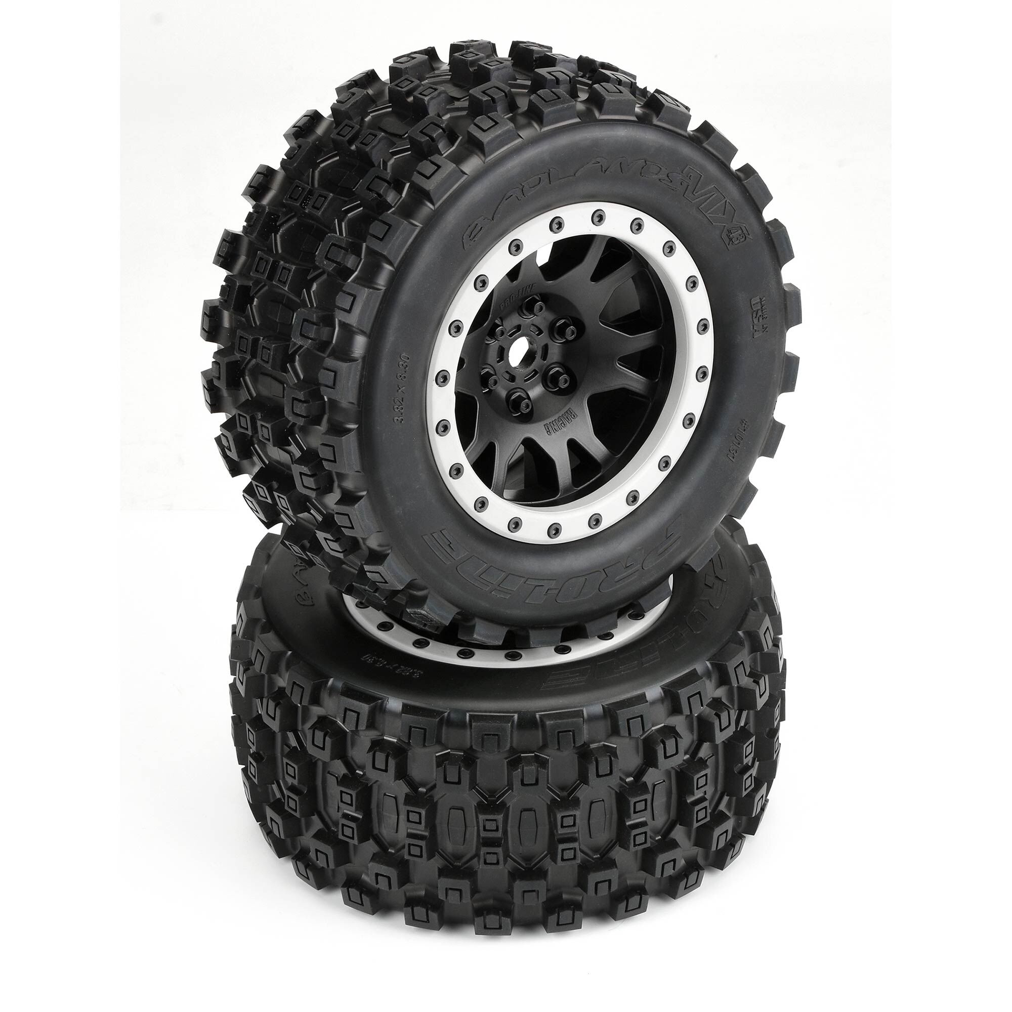 1/5 Badlands MX43 Pro-Loc F/R X-MAXX MTD 24mm Blk/Gry Impuls-3