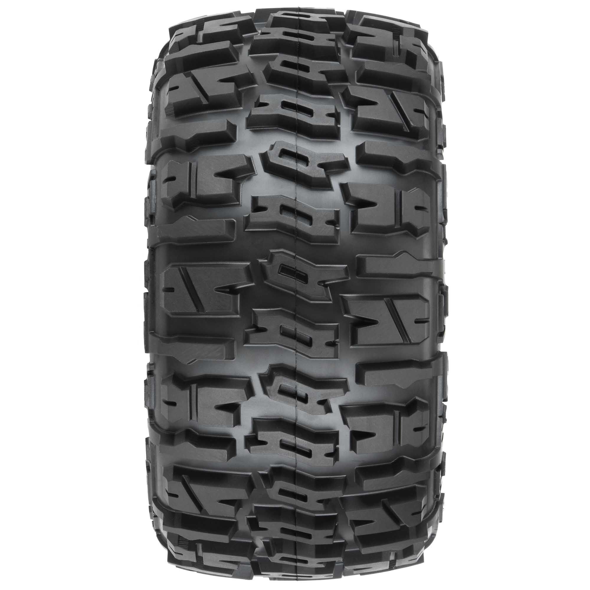 1/8 Trencher LP F/R 3.8" MT Tires Mounted 17mm Blk Raid (2)-3