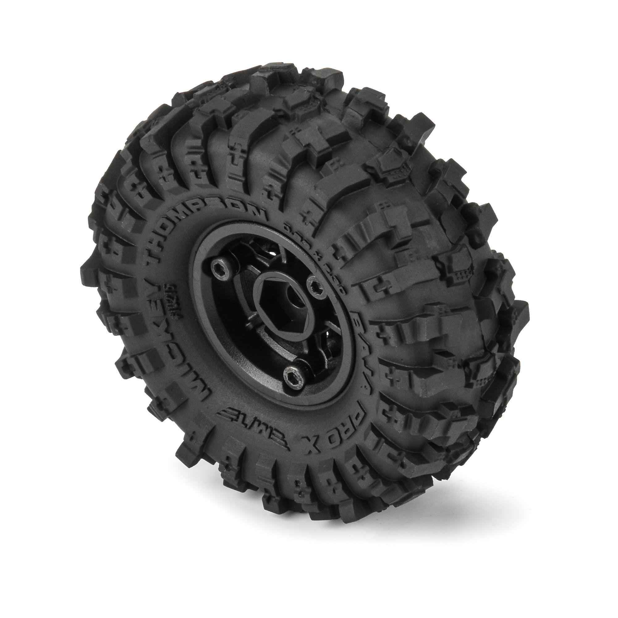 1/24 Mickey Thompson Baja Pro X F/R 1.0" MTD 7mm Black Holco-4