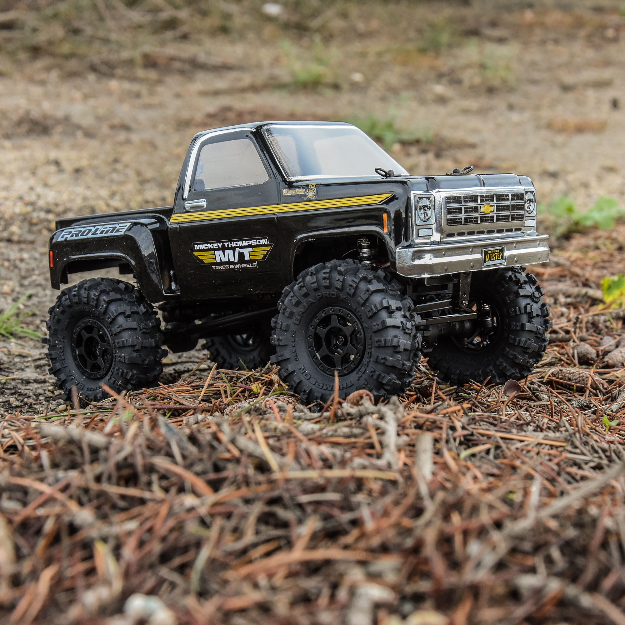 1/24 Mickey Thompson Baja Pro X F/R 1.0" MTD 7mm Black Holco-6