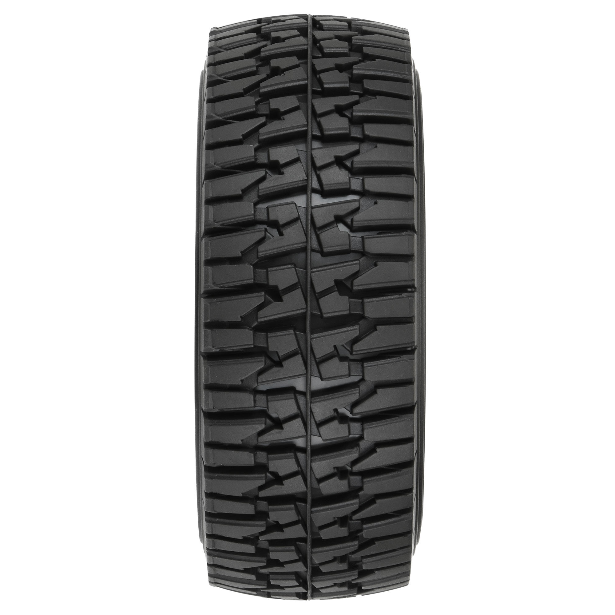 1/7 Mirage TT BELTED F/R Tires MTD 17mm Blk Raid (2): Mojave-2