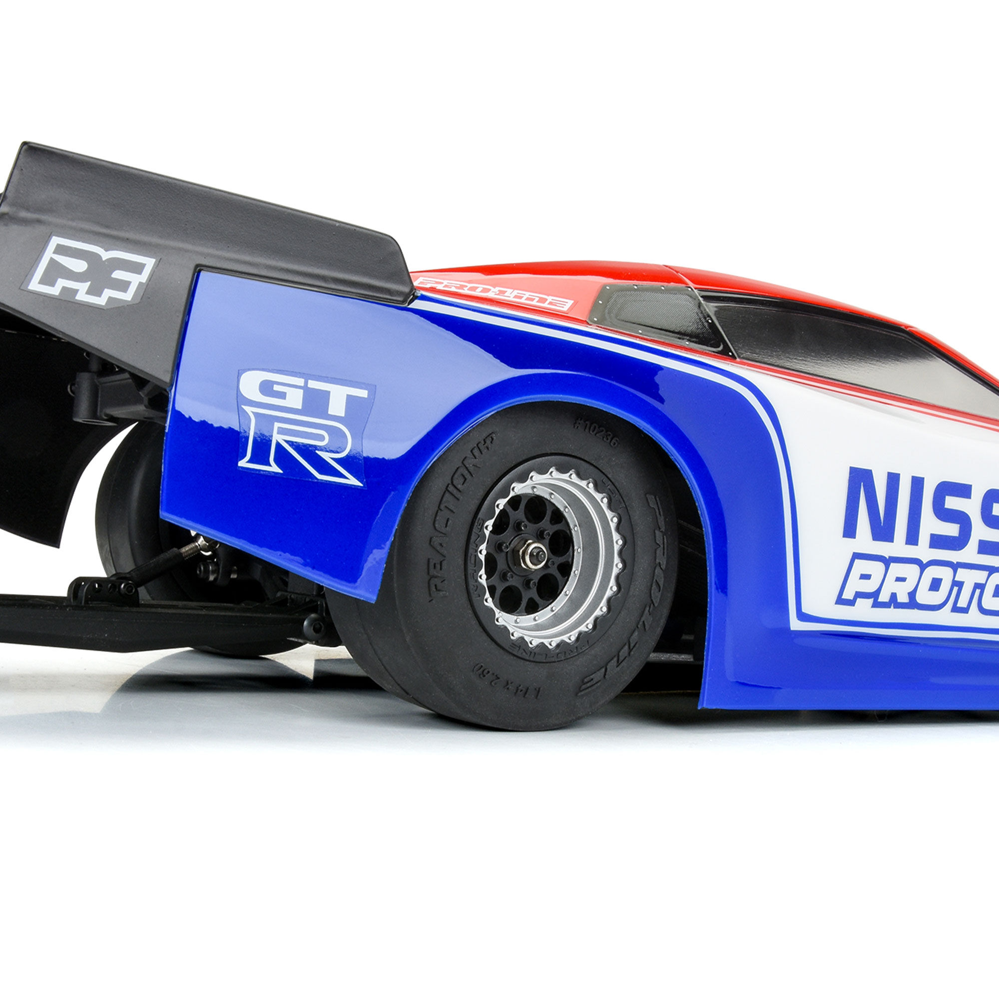 1/16 Reaction HP No-Prep BELTED Rear Tires (2): Losi Mini Dr-6