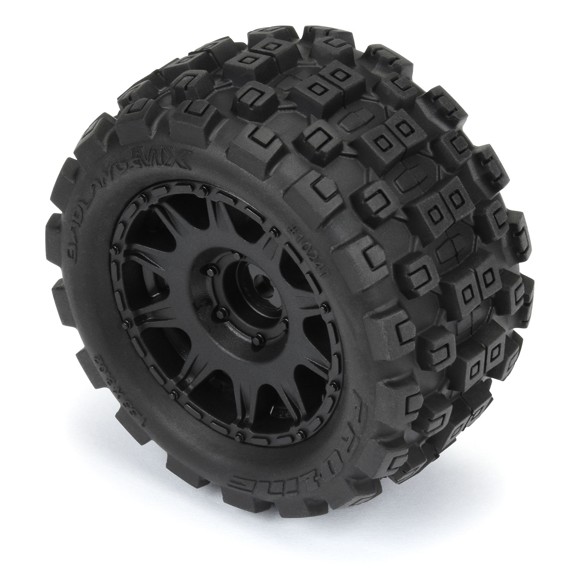 Badlands MX 1.85" All-Terrain Truck Tires (4) Mounted on Rai-3