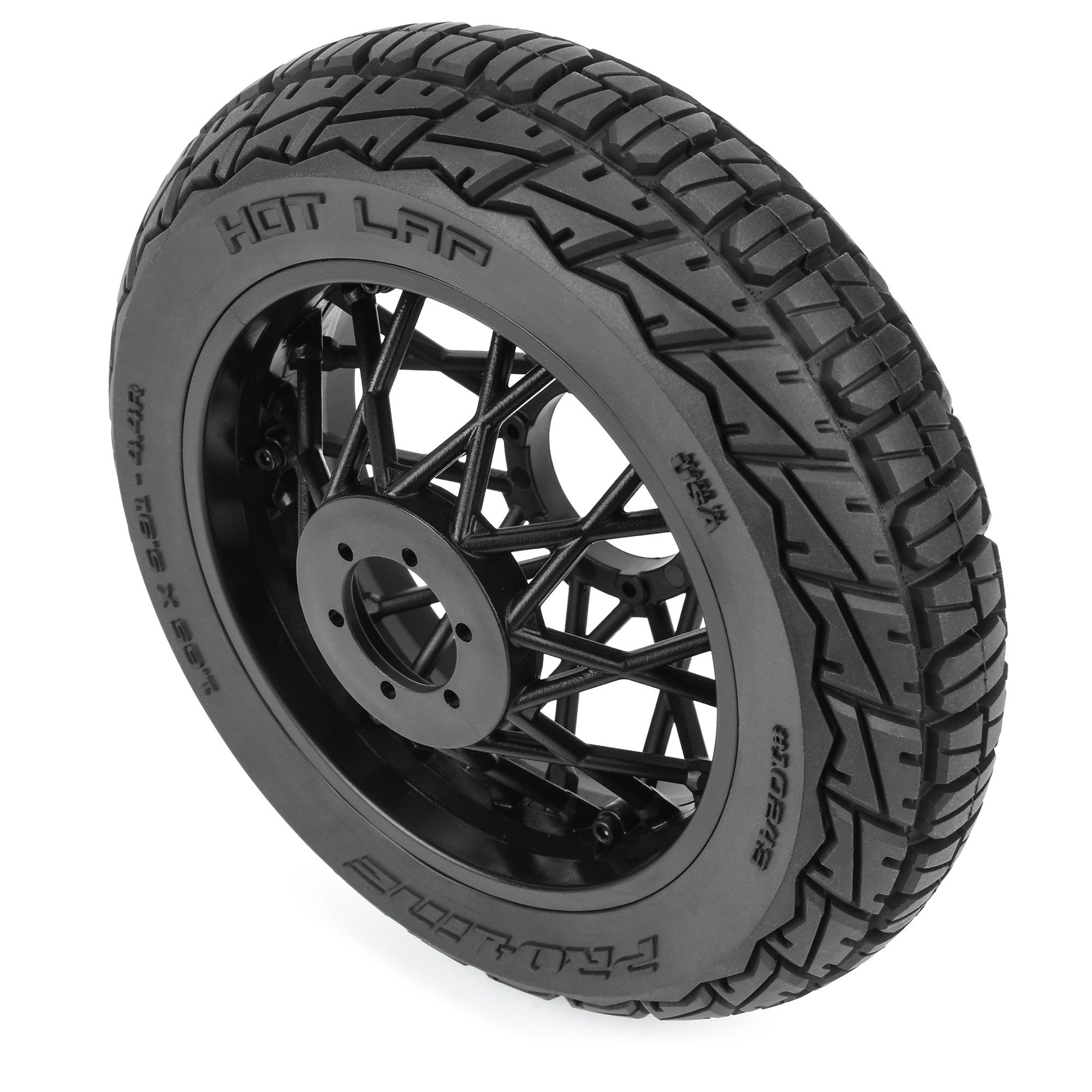 1/4 Hot Lap MX S3 Rear Tire MTD Black Supermoto Wheel: Promo-3