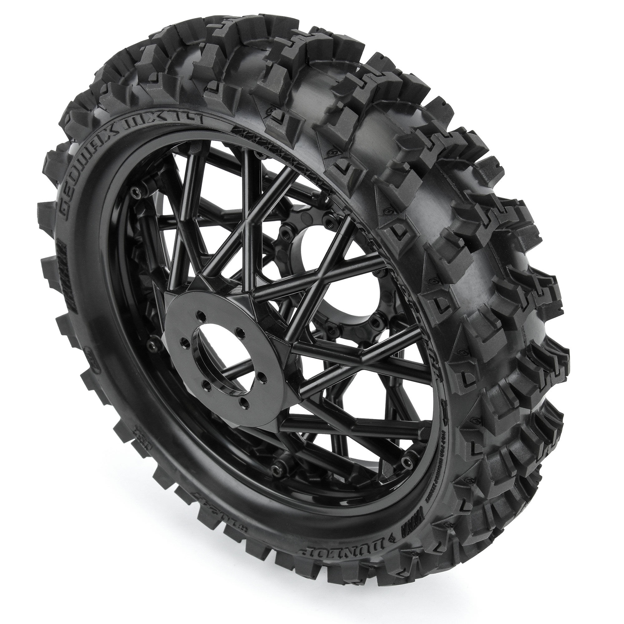 Dunlop Geomax MX14 V2 Bead CR4 Rear Tire MTD Bullyspoke Blac-3