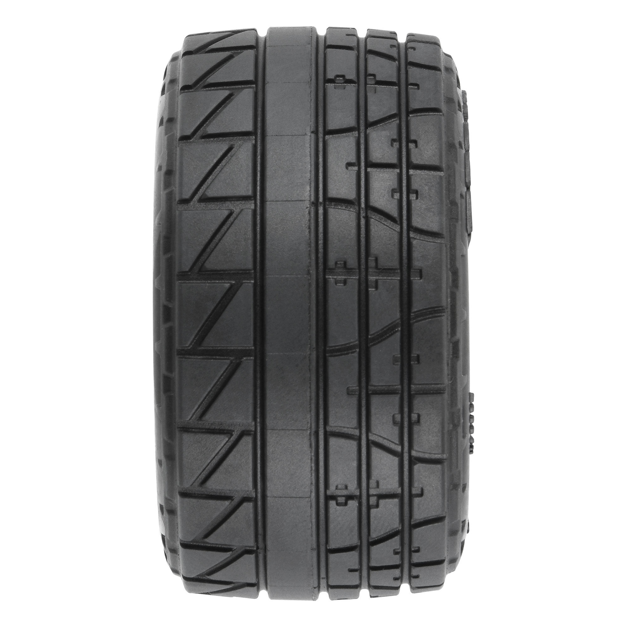 1/18 Menace F/R Street Tires MTD 12mm Black Raid (4): Granit-2
